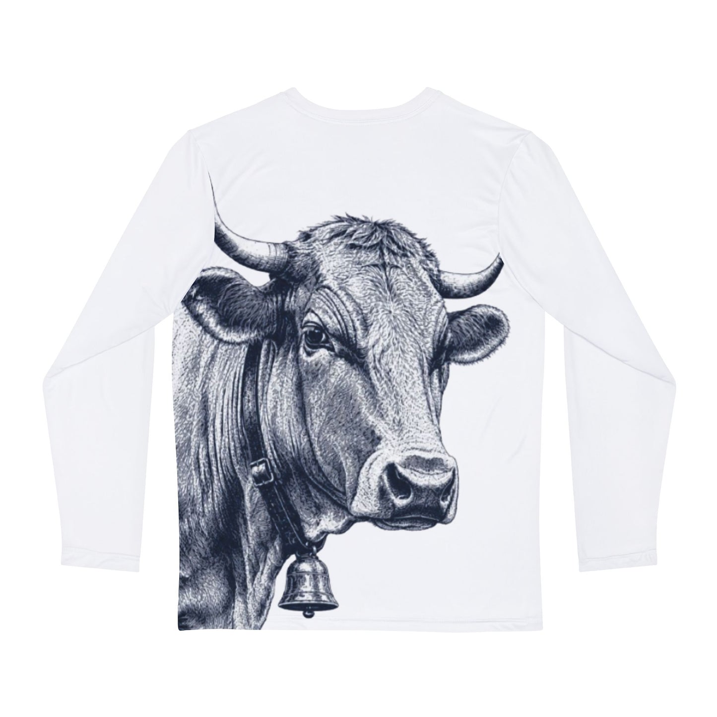Cow Portrait Long Sleeve Shirt — Vintage Farmhouse Graphic Tee