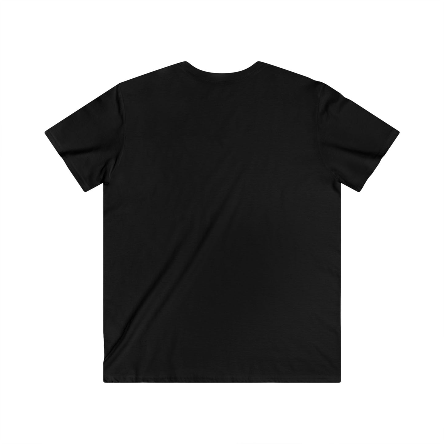 Men's Mountain Logo V-Neck Tee — Minimalist Outdoor Graphic Shirt