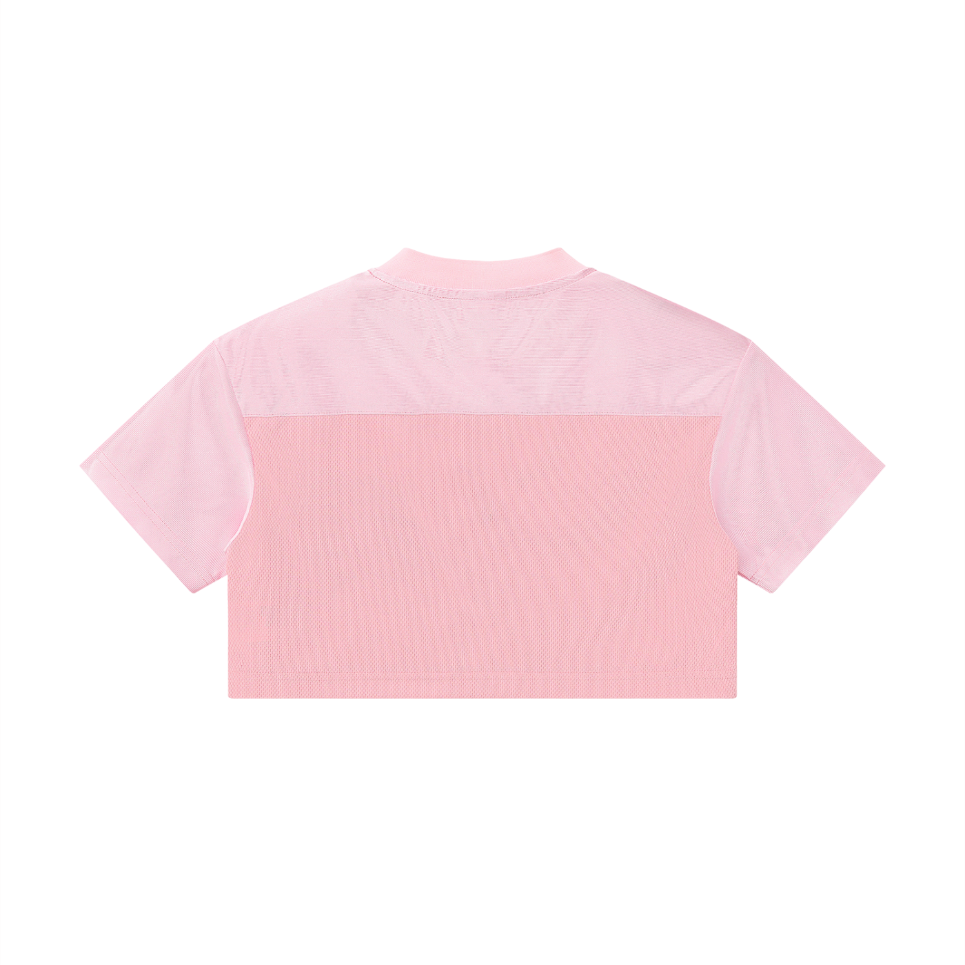 Damen-Cropped-V-Ausschnitt-Jersey mit Paneelen