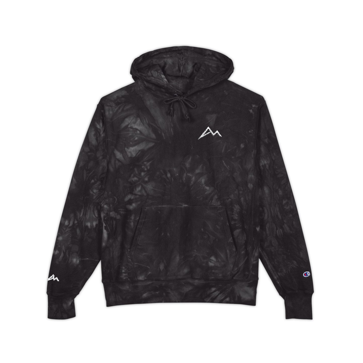 Embroidered Mountain Logo Hoodie Amerigio Magani X Champion