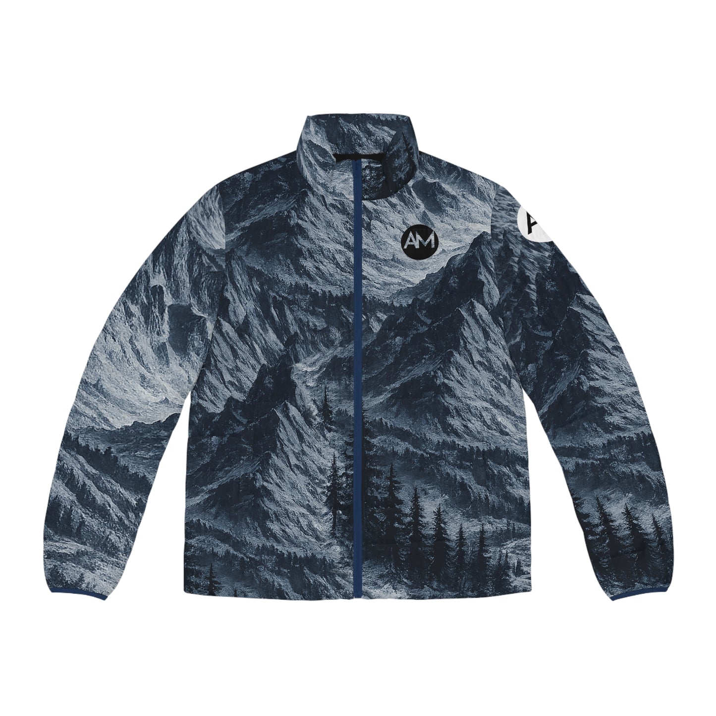 Copie de la doudoune Mountain Forest — Imprimé all-over paysage pour homme