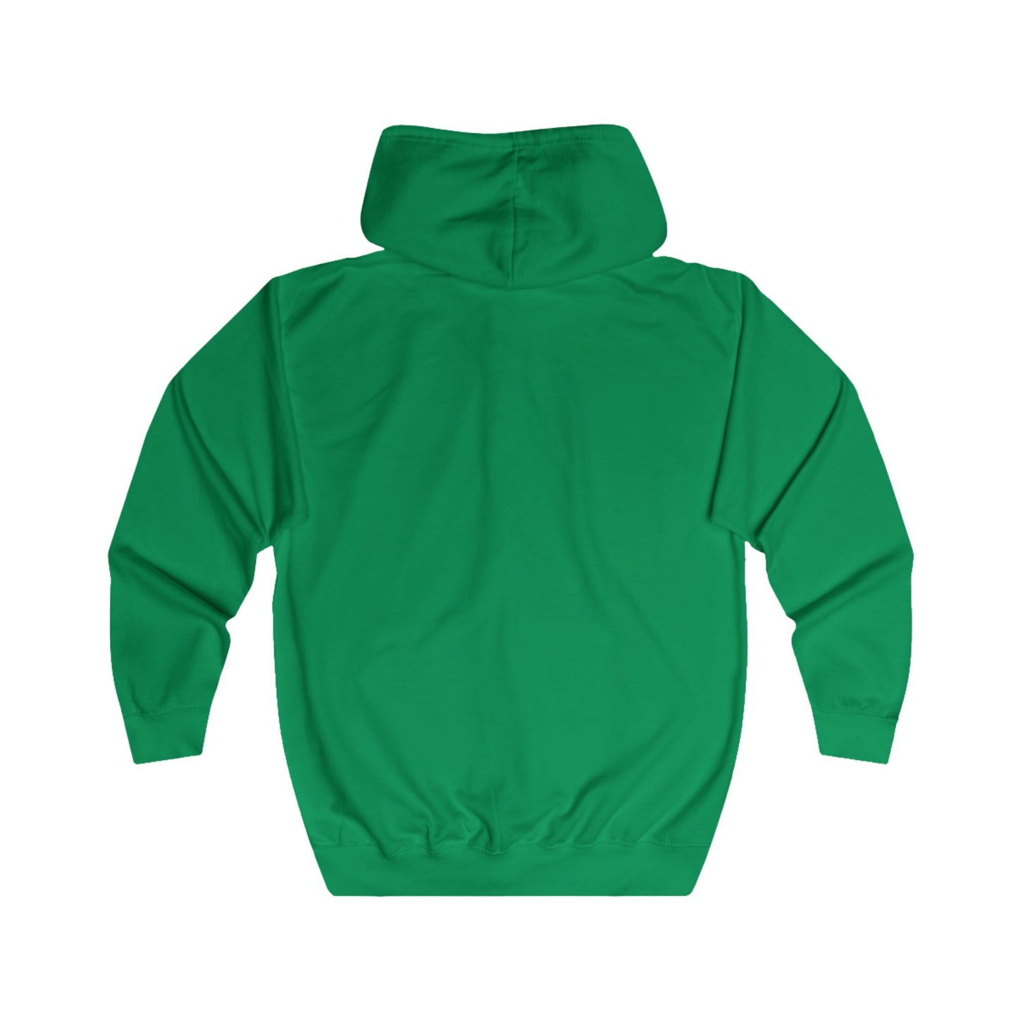 AM Logo Full-Zip Hoodie — Minimal Embroidered Chest Zip-Up Hoodie