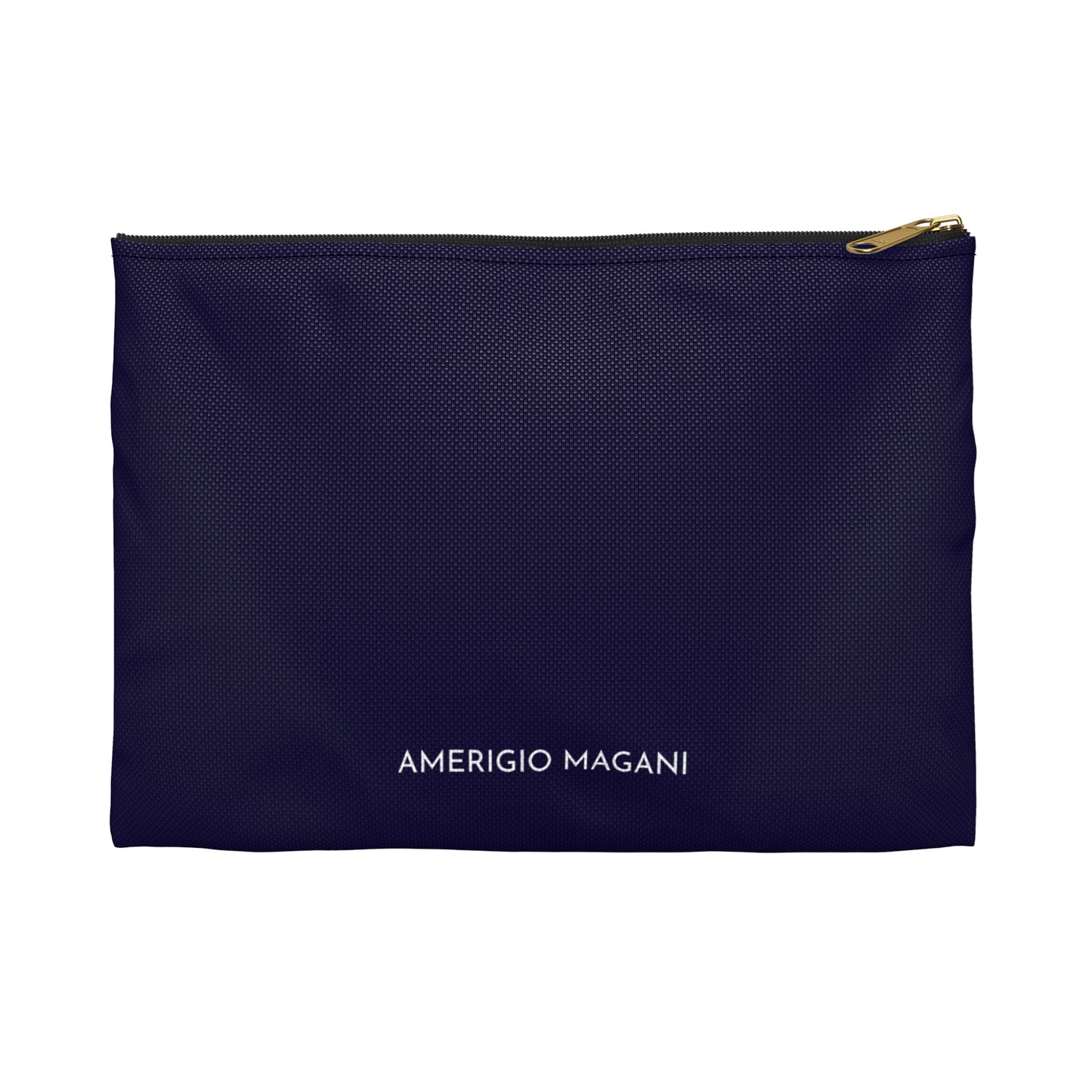 Navy Accessory Pouch — AMERIGIO MAGANI Zip Case