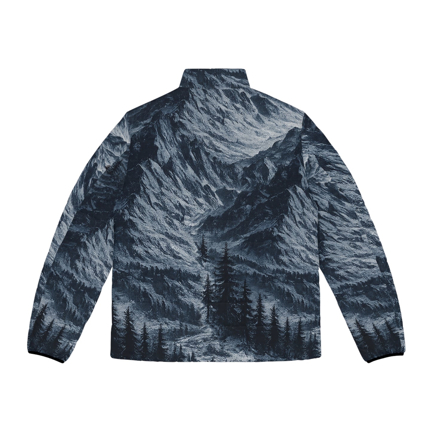 Doudoune Mountain Forest — Imprimé Paysage Intégral pour Homme