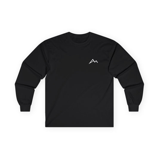 Minimal Mountain Logo Long Sleeve Tee