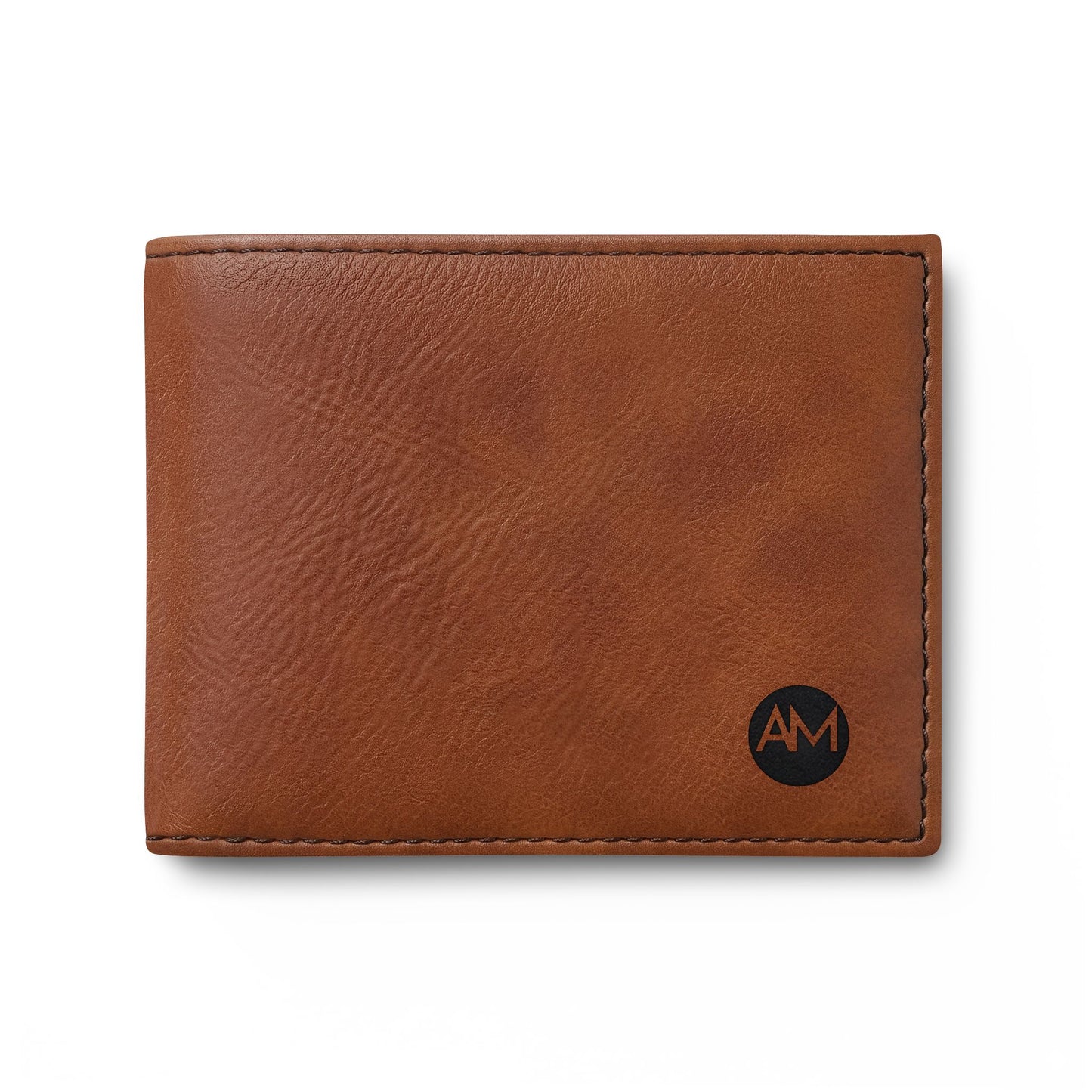 Classic Bi-Fold Wallet with Flip — Slim Leather Card & Cash Holder AM