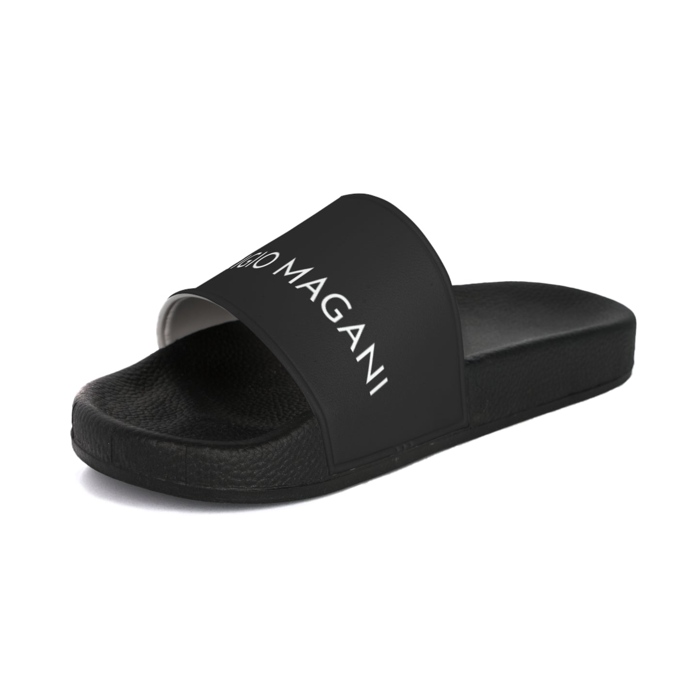 Amerigio Magan Black Slide Sandals — Men's Casual Pool & Beach Slides