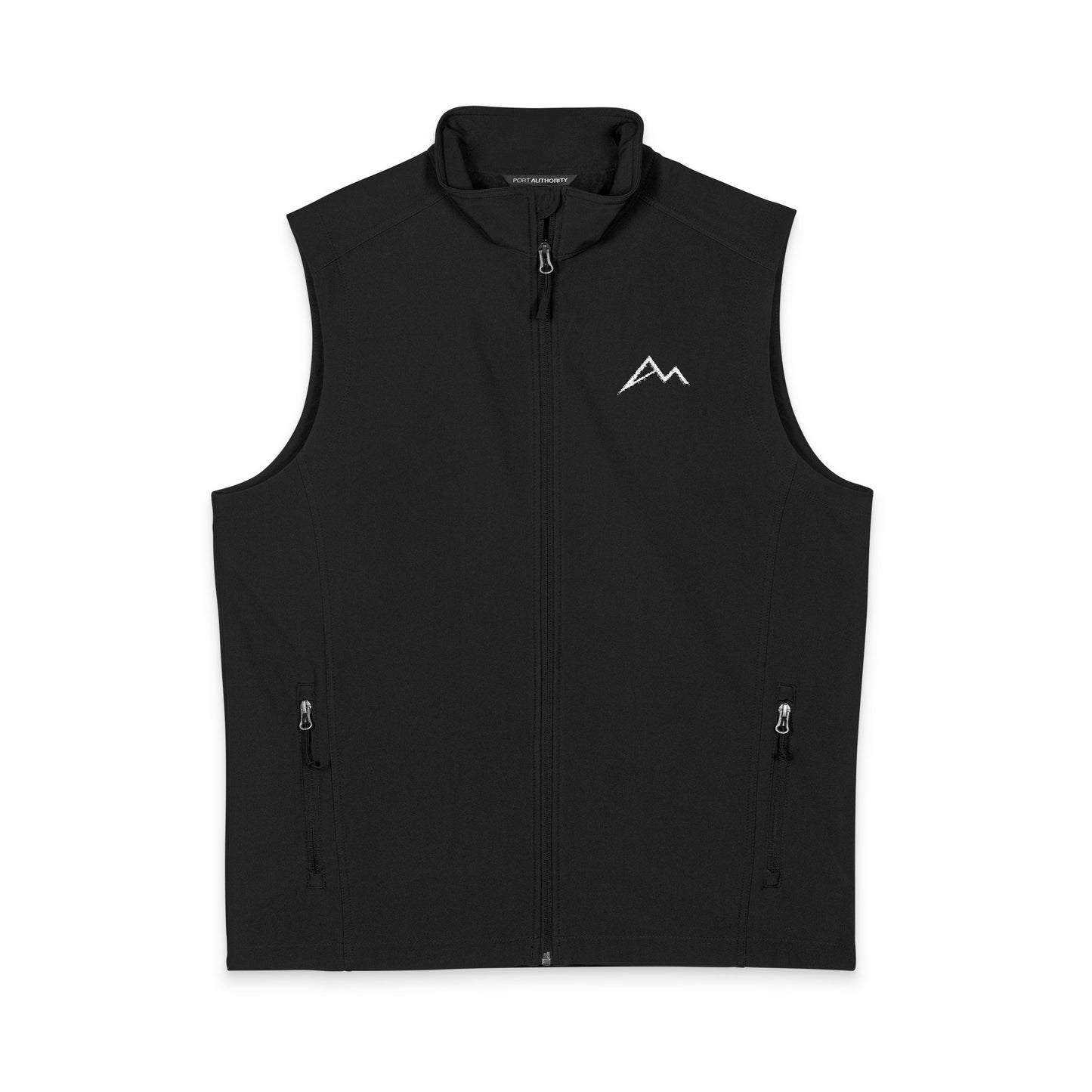 Men's Mountain Logo Soft-Shell Vest
