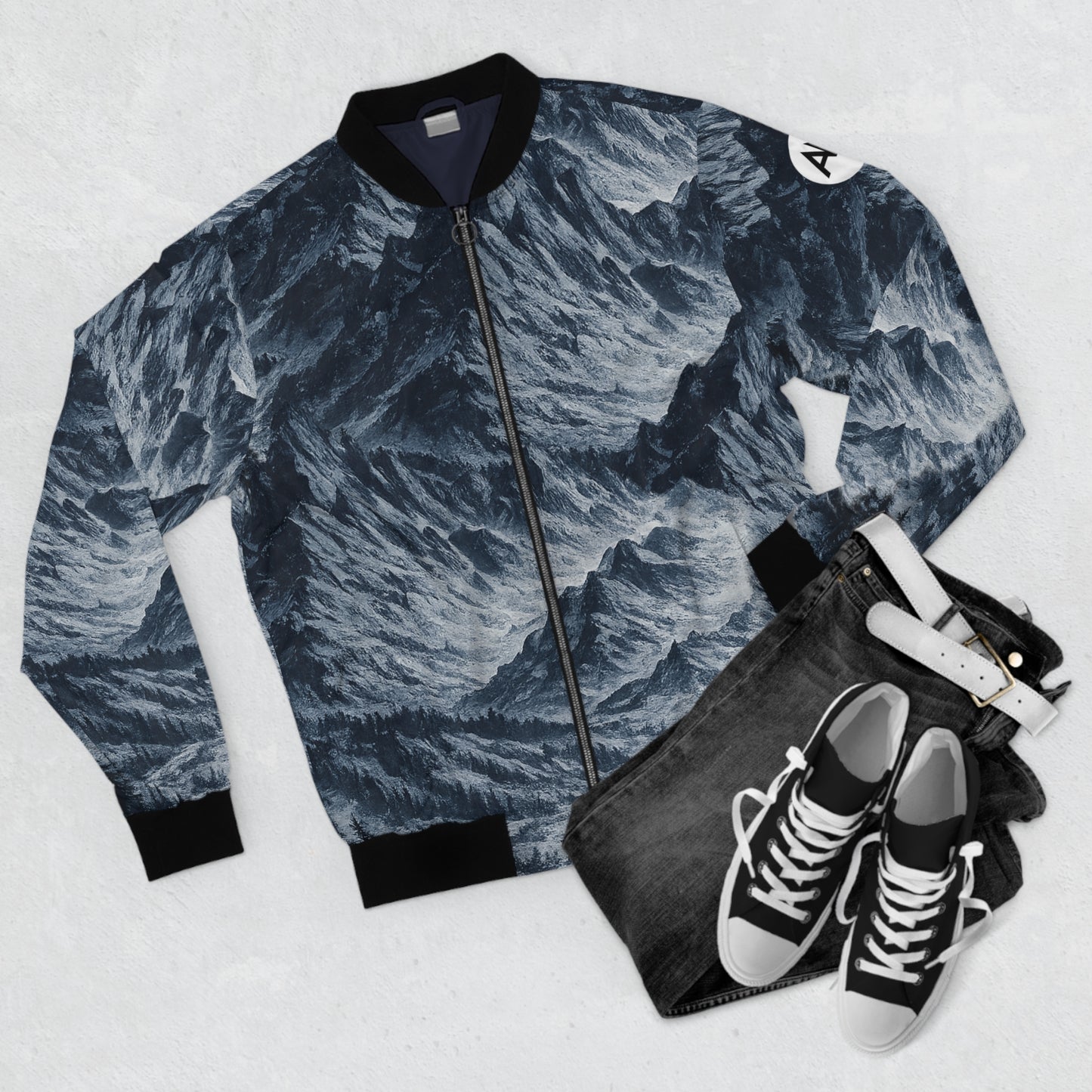 Copie de la veste de bombardier Mountain Wave — Vêtement d'extérieur pour homme imprimé sur toute la surface