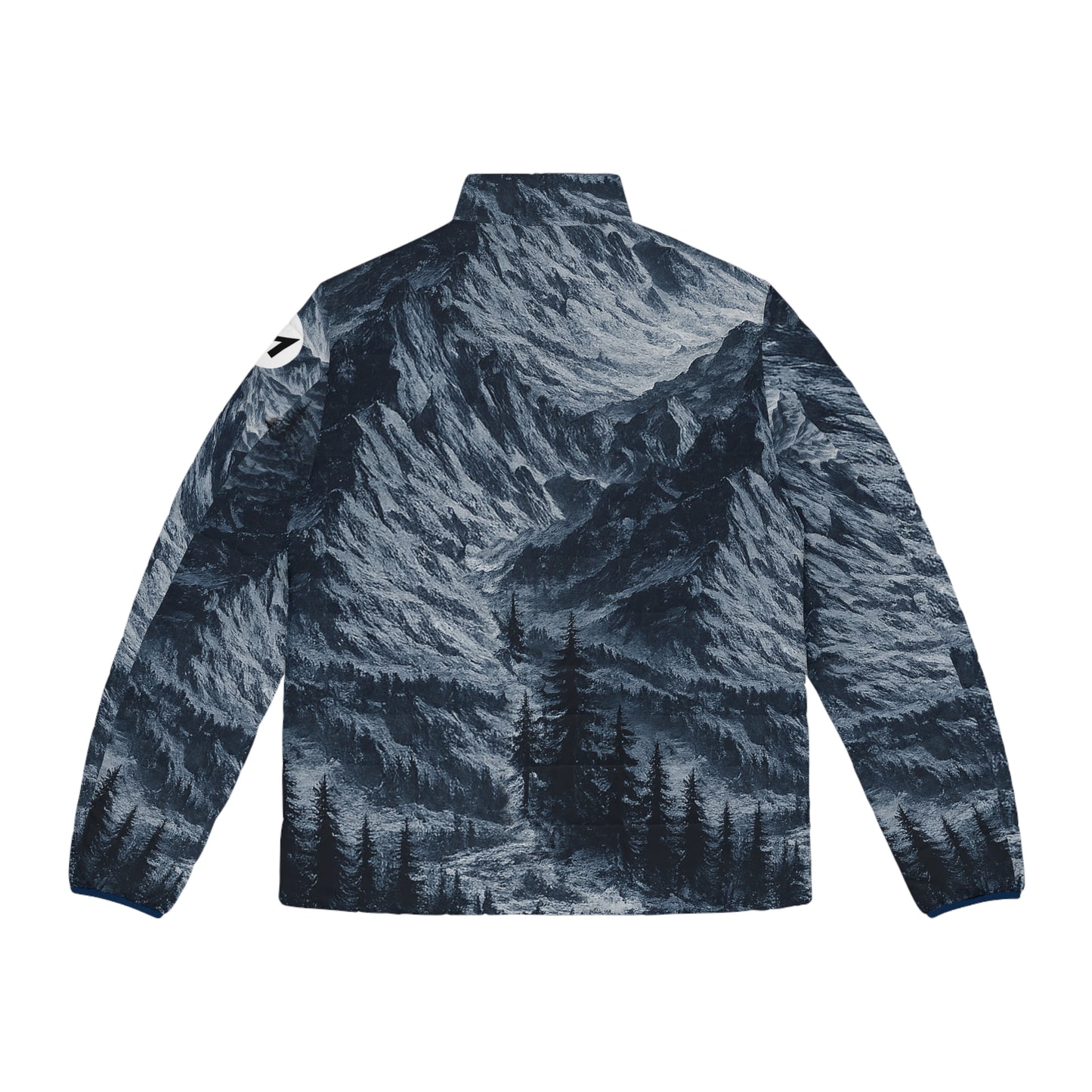Copie de la doudoune Mountain Forest — Imprimé all-over paysage pour homme