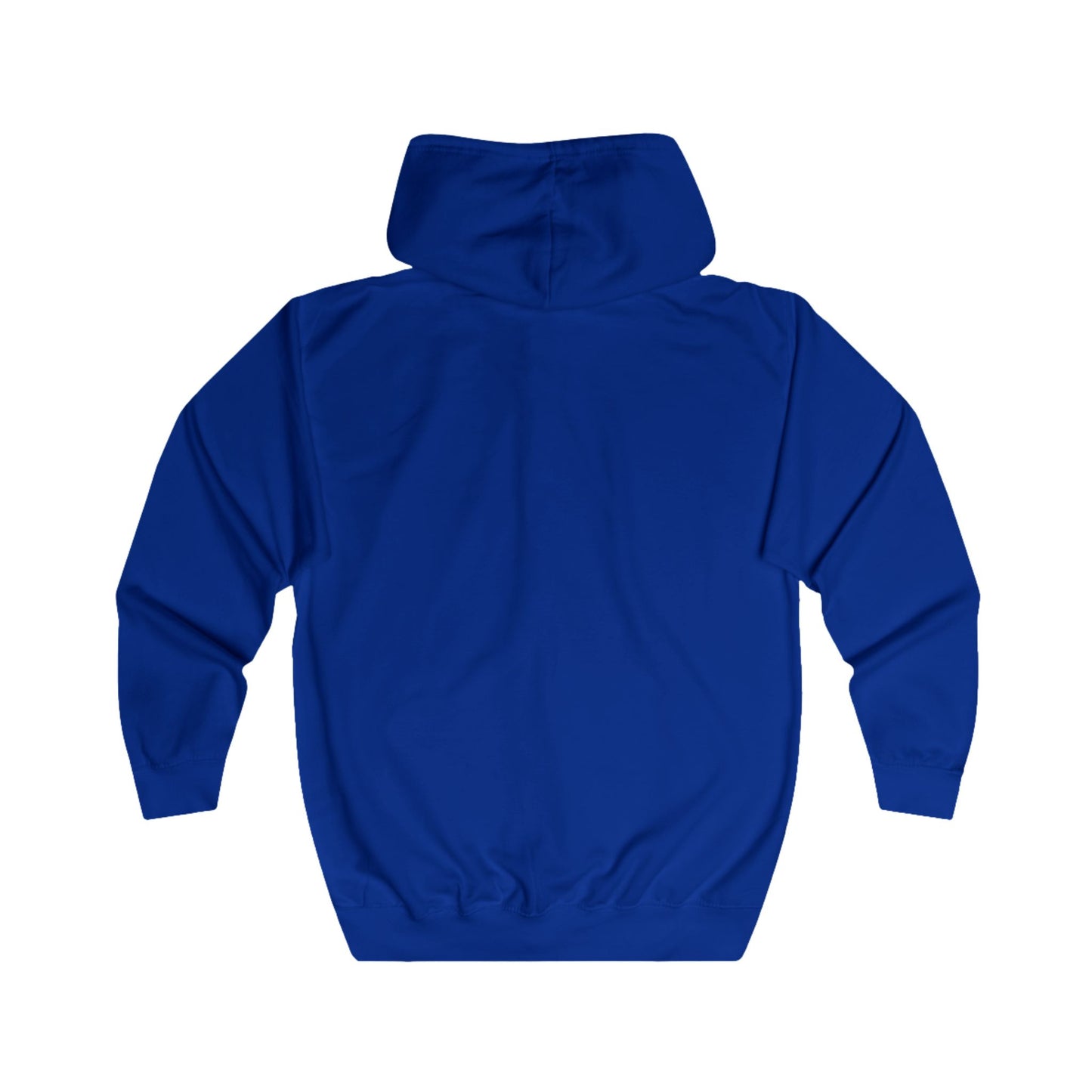 AM Logo Full-Zip Hoodie — Minimal Embroidered Chest Zip-Up Hoodie