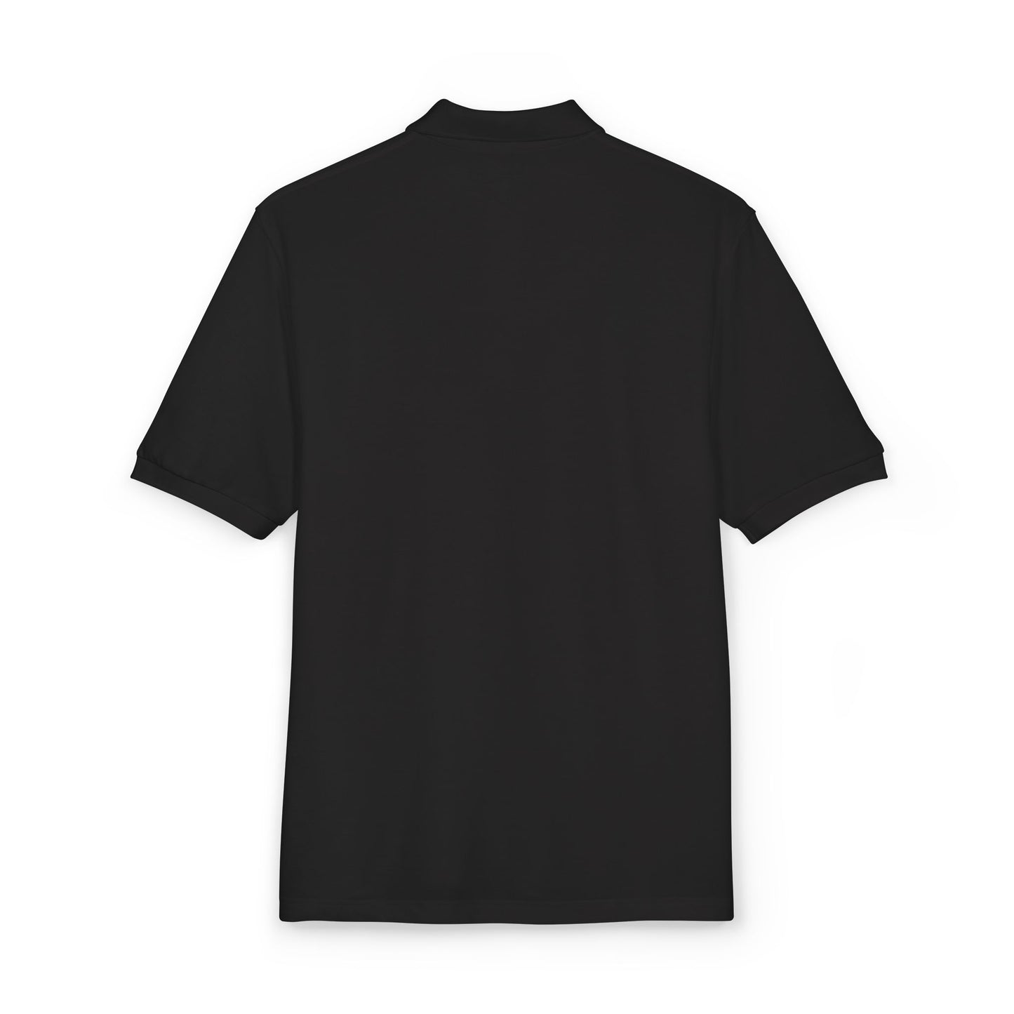 Embroidered Minimalist Mountain Polo Shirt
