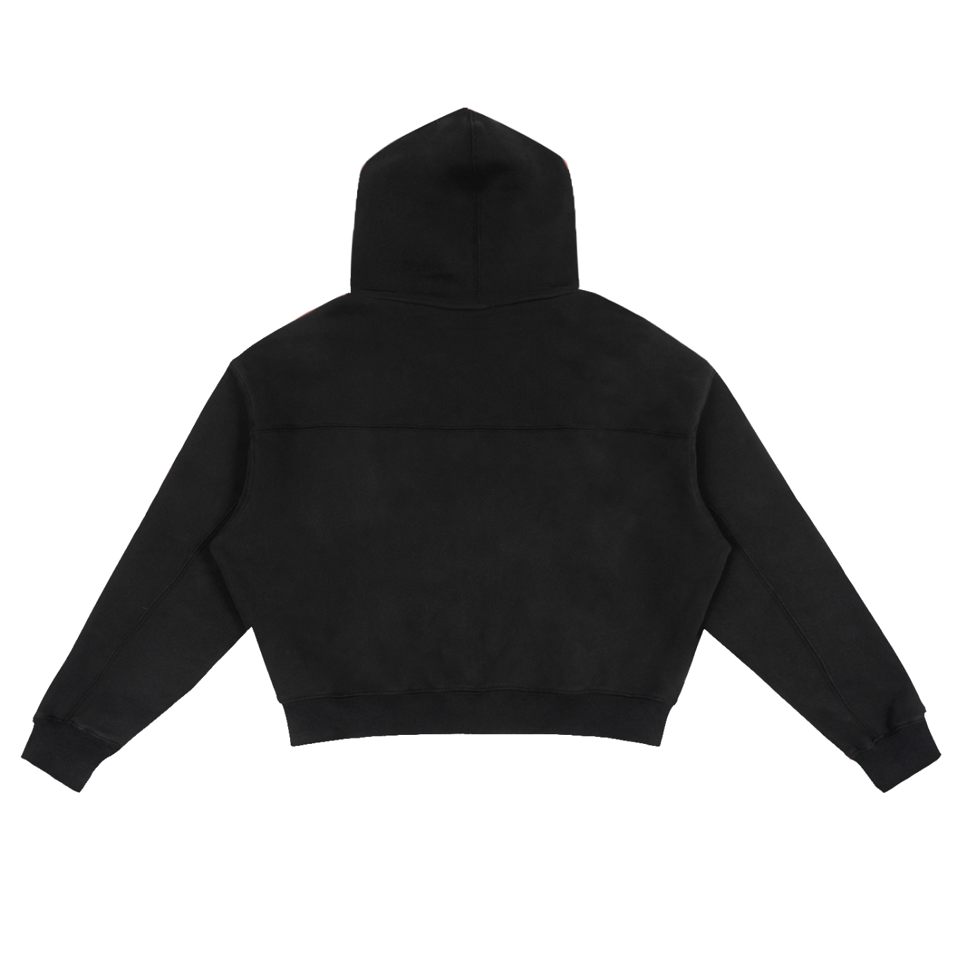 Sweat à capuche ample zippé en molleton