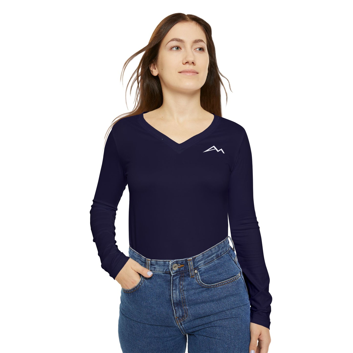 Women's V-Neck Long Sleeve Shirt