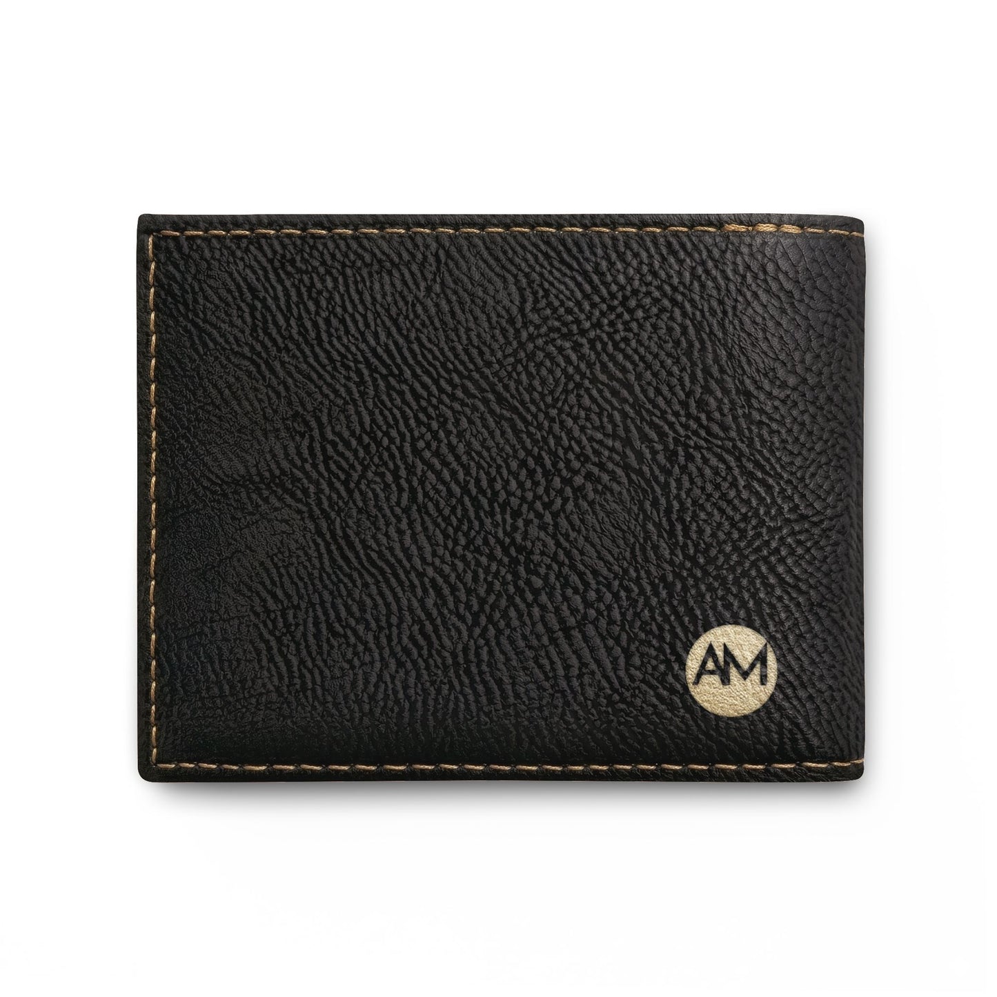 Classic Bi-Fold Wallet with Flip — Slim Leather Card & Cash Holder AM