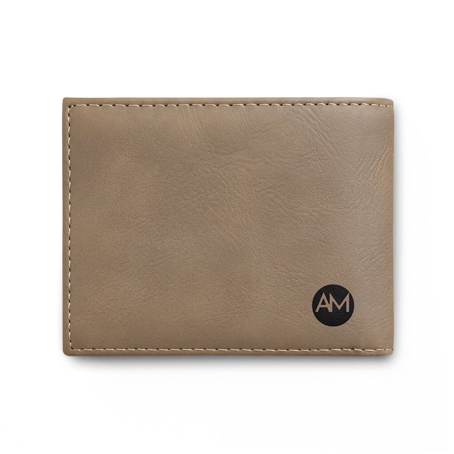 Classic Bi-Fold Wallet with Flip — Slim Leather Card & Cash Holder AM