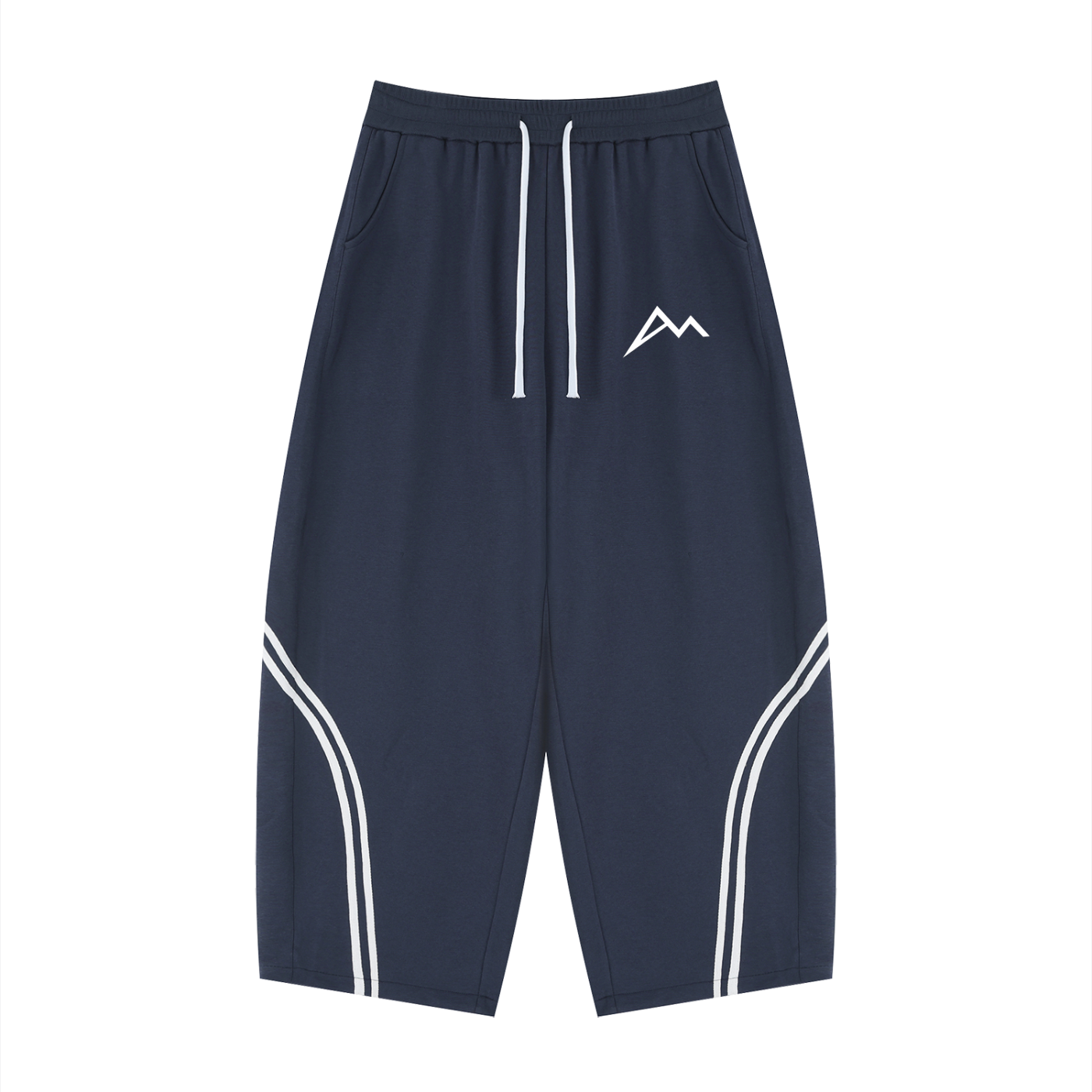Unisex Wide Leg Piping Sweatpants