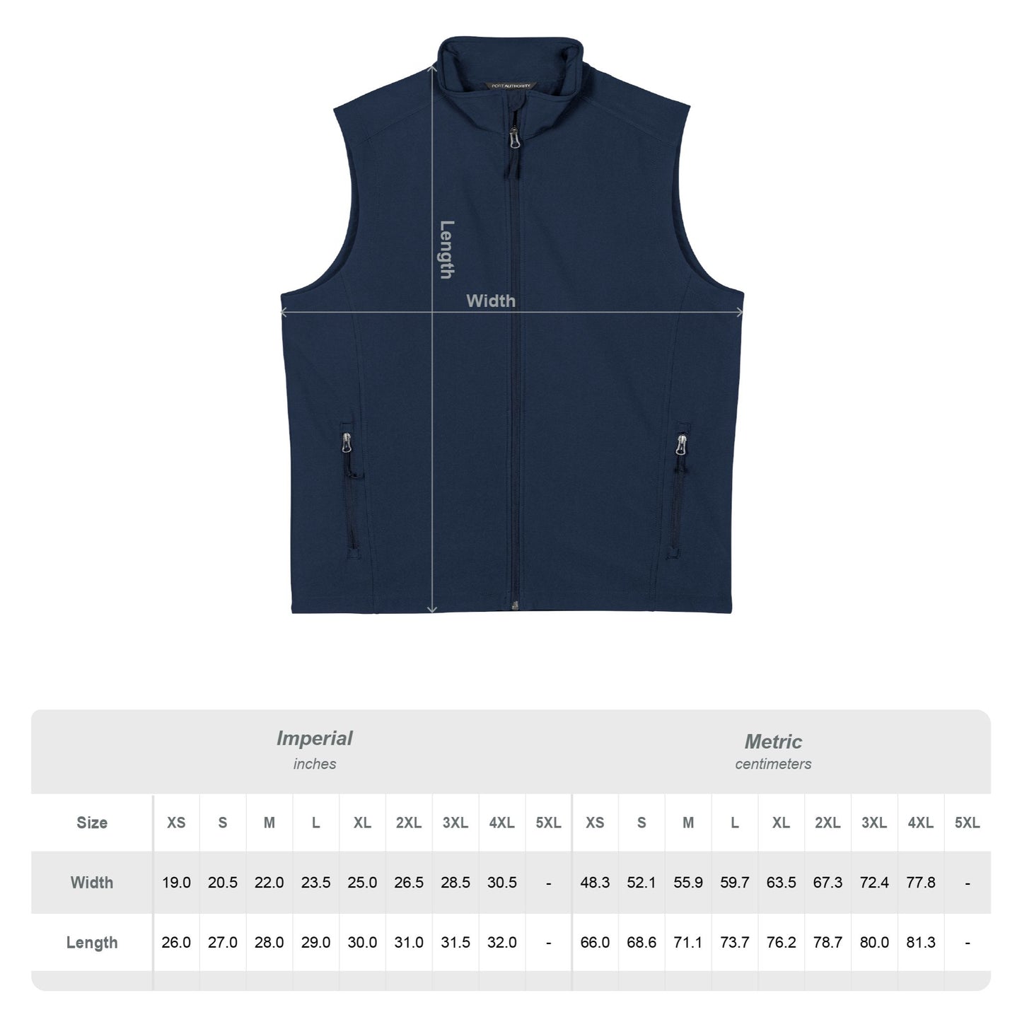 Men's Mountain Logo Soft-Shell Vest