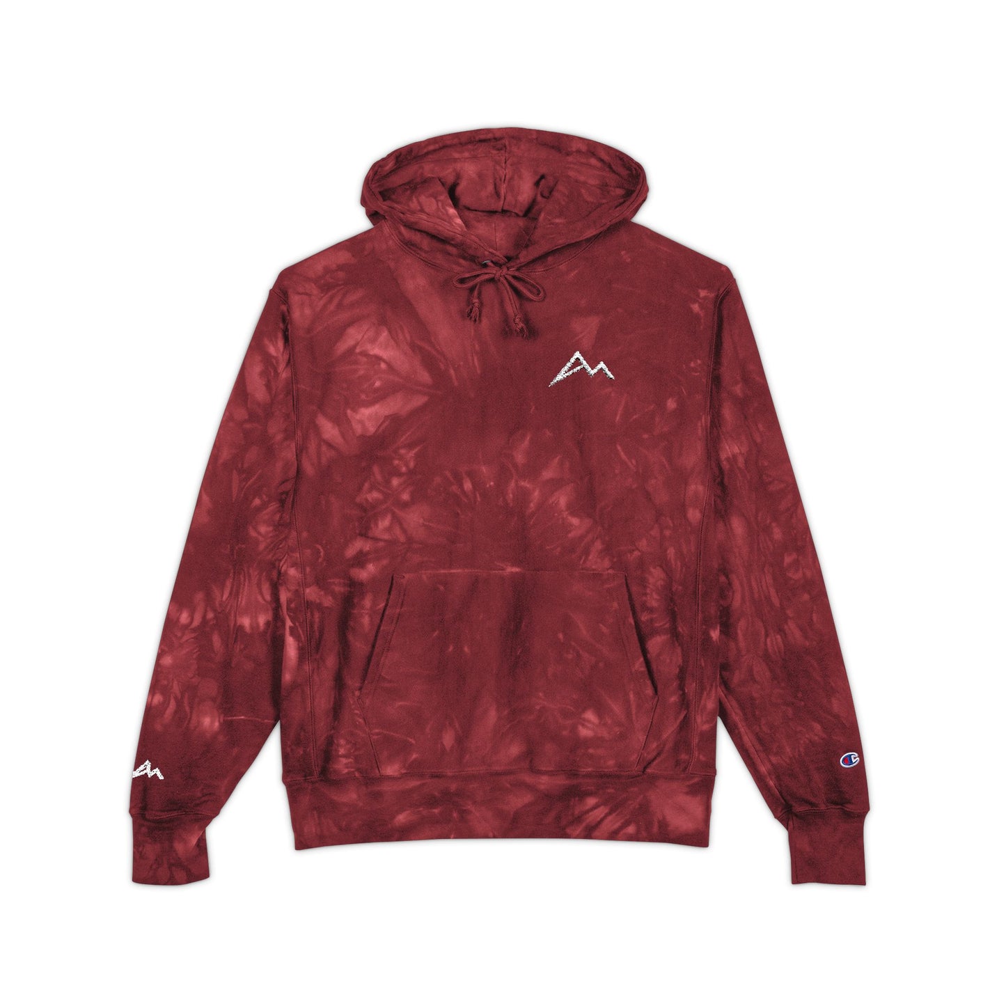 Embroidered Mountain Logo Hoodie Amerigio Magani X Champion