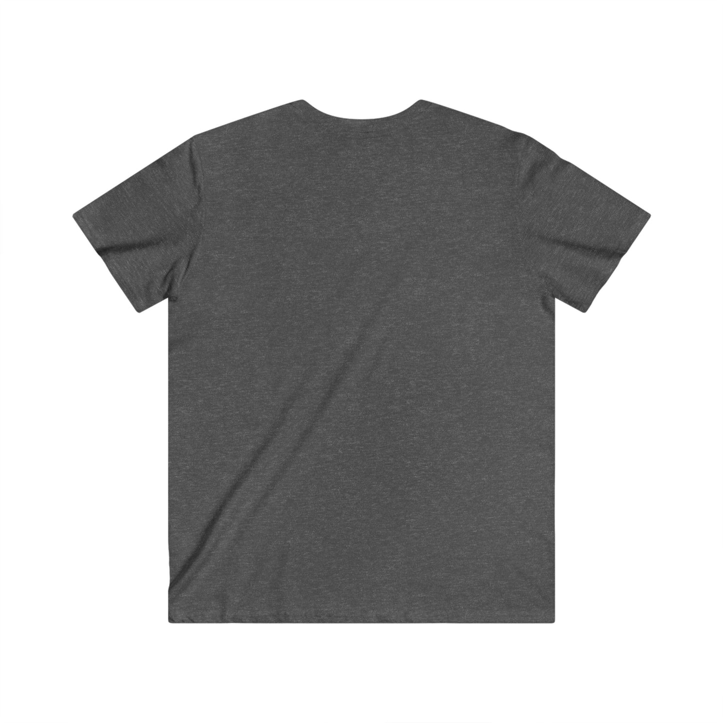 Men's Mountain Logo V-Neck Tee — Minimalist Outdoor Graphic Shirt