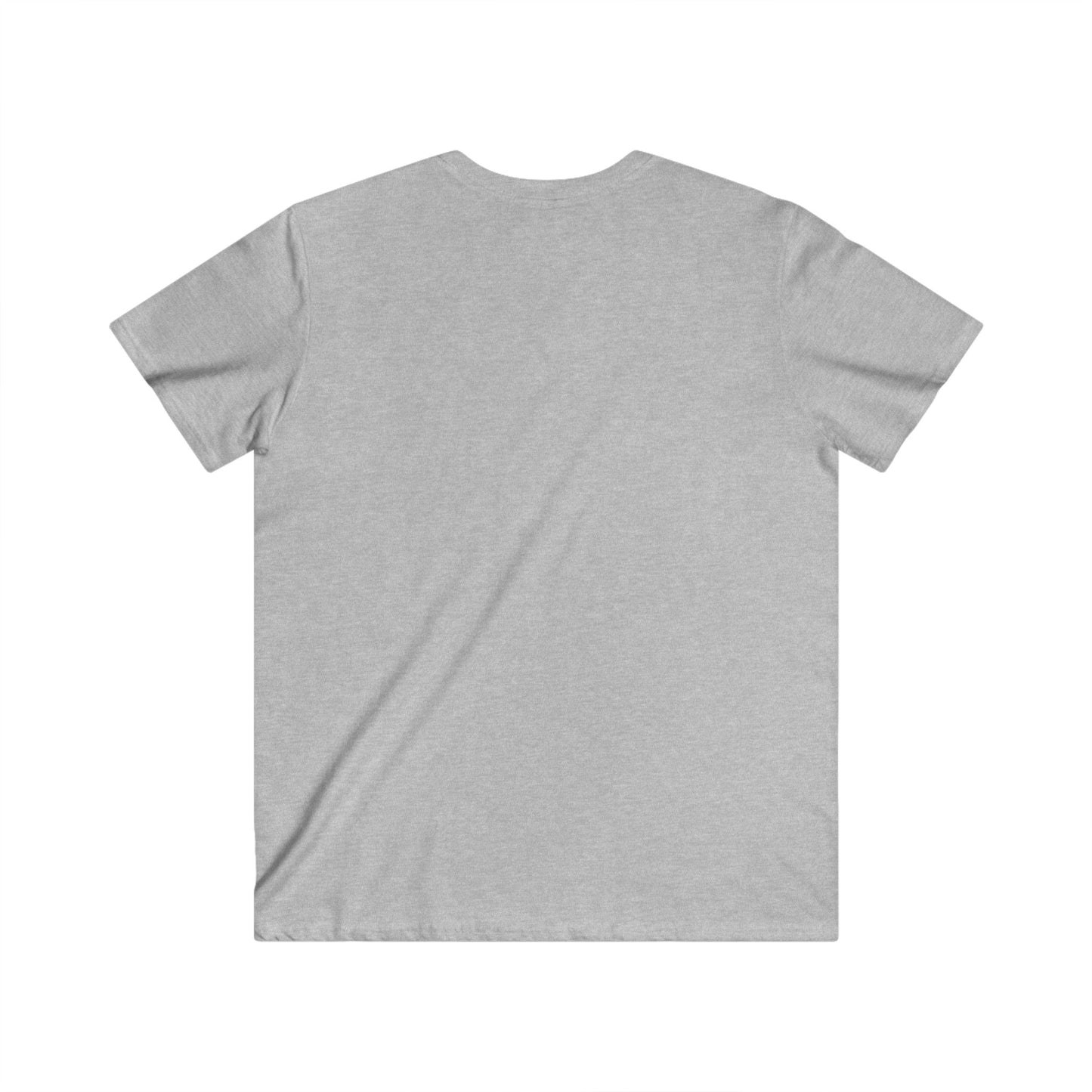 Men's Mountain Logo V-Neck Tee — Minimalist Outdoor Graphic Shirt