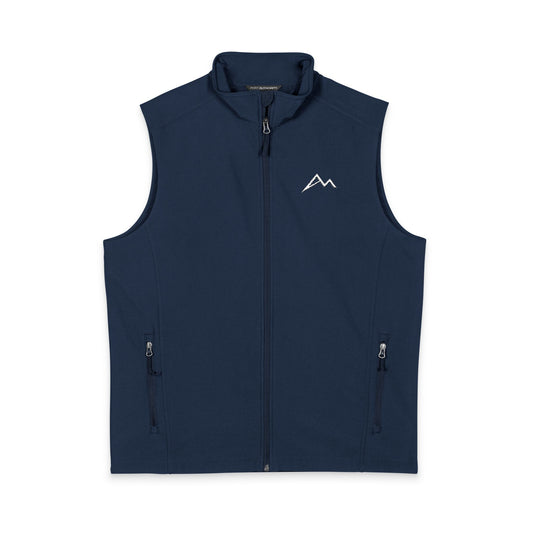 Men's Mountain Logo Soft-Shell Vest