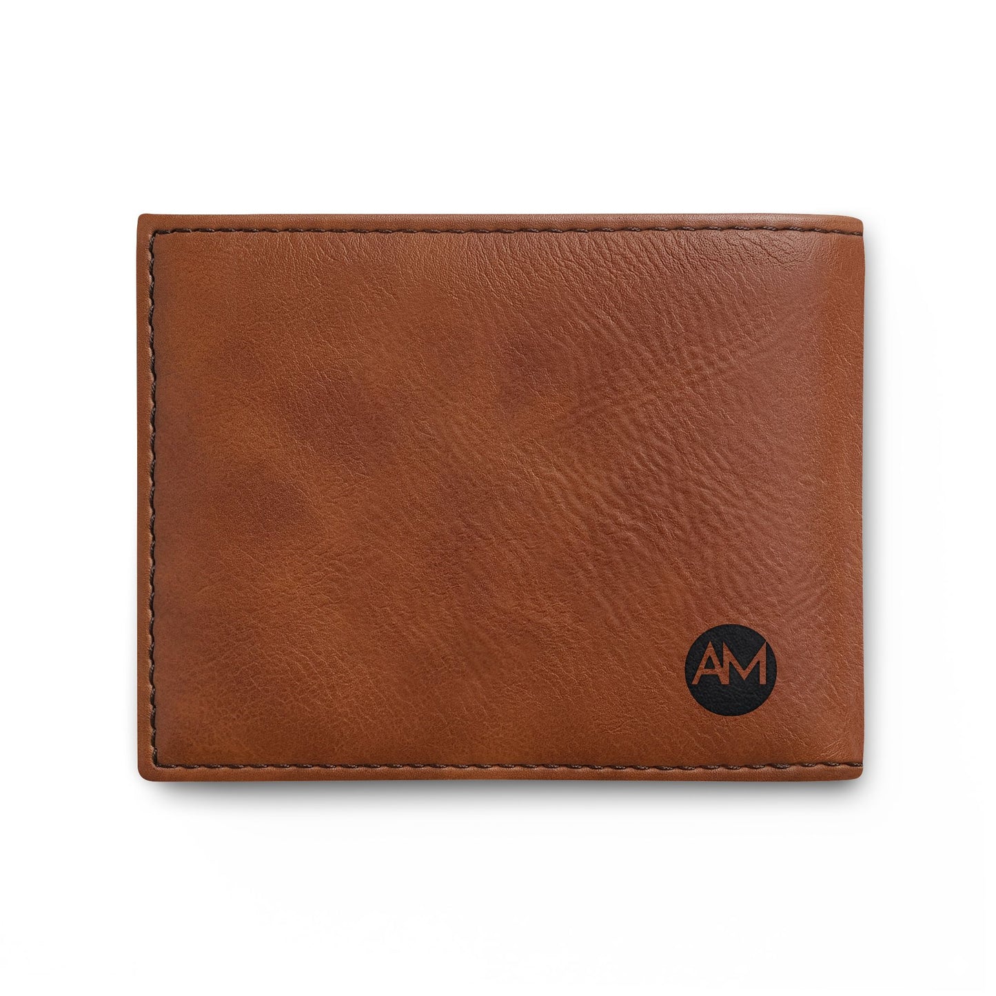 Classic Bi-Fold Wallet with Flip — Slim Leather Card & Cash Holder AM