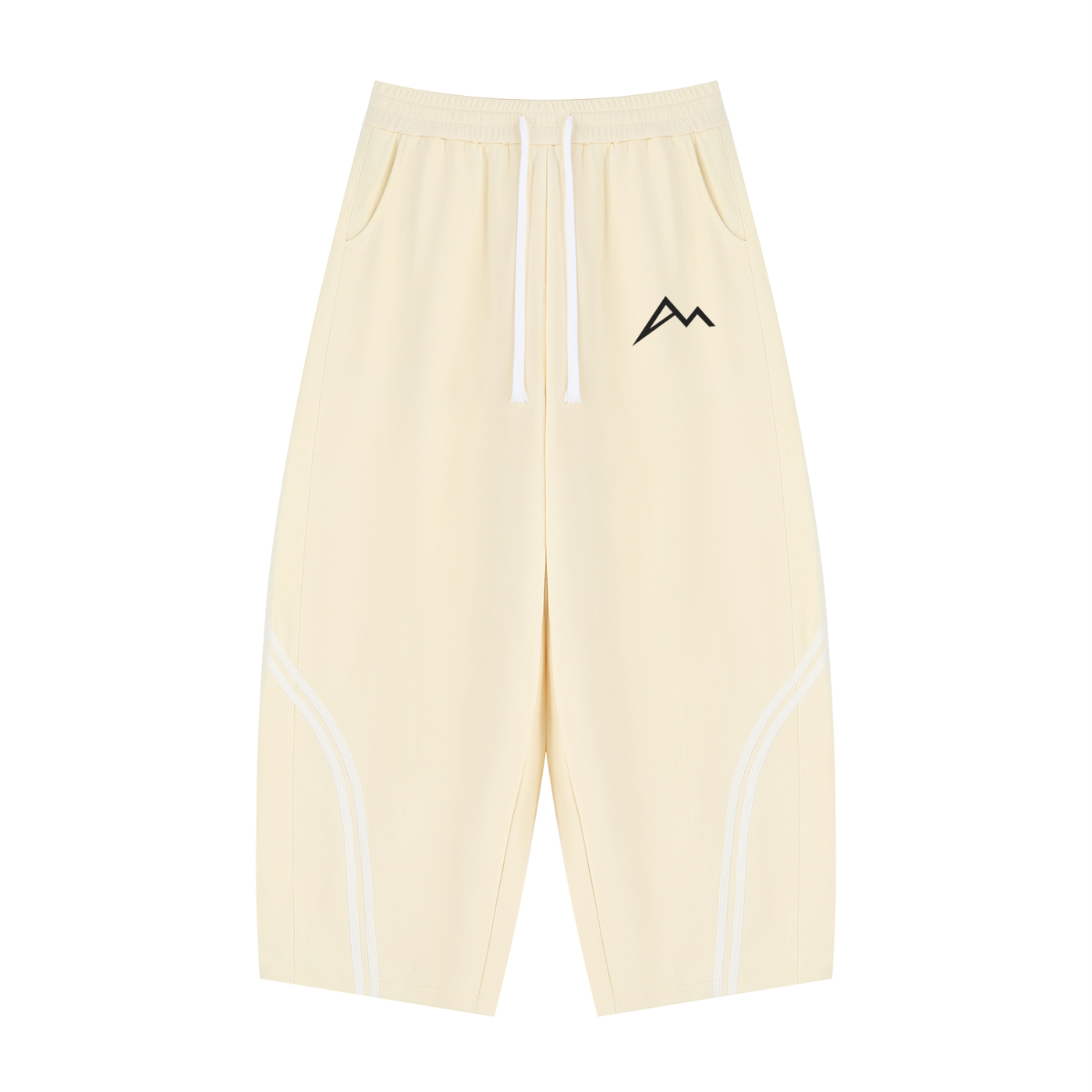 Unisex Wide Leg Piping Sweatpants
