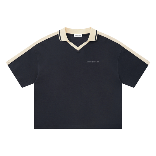 Magani  Color Block Polo Shirt