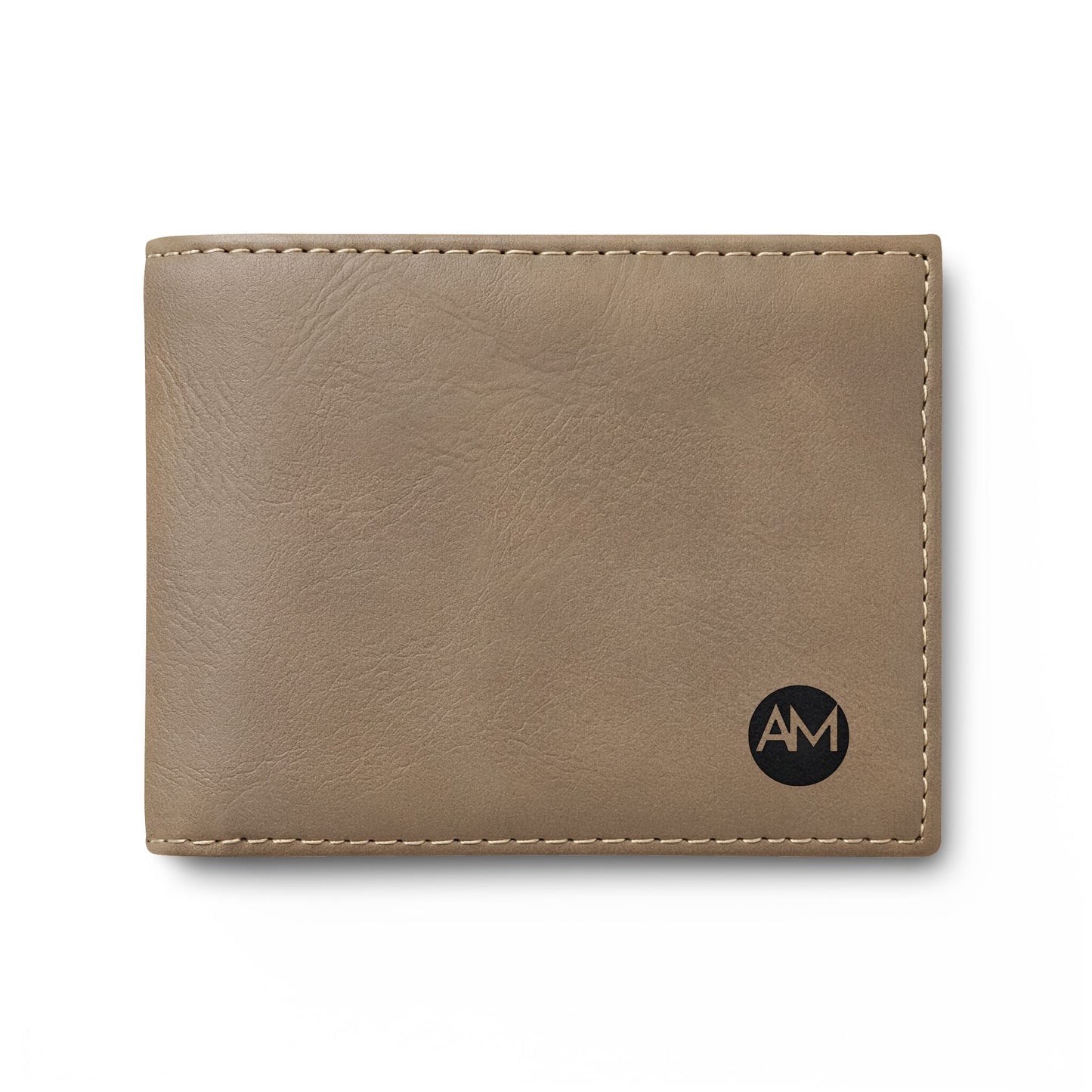 Classic Bi-Fold Wallet with Flip — Slim Leather Card & Cash Holder AM