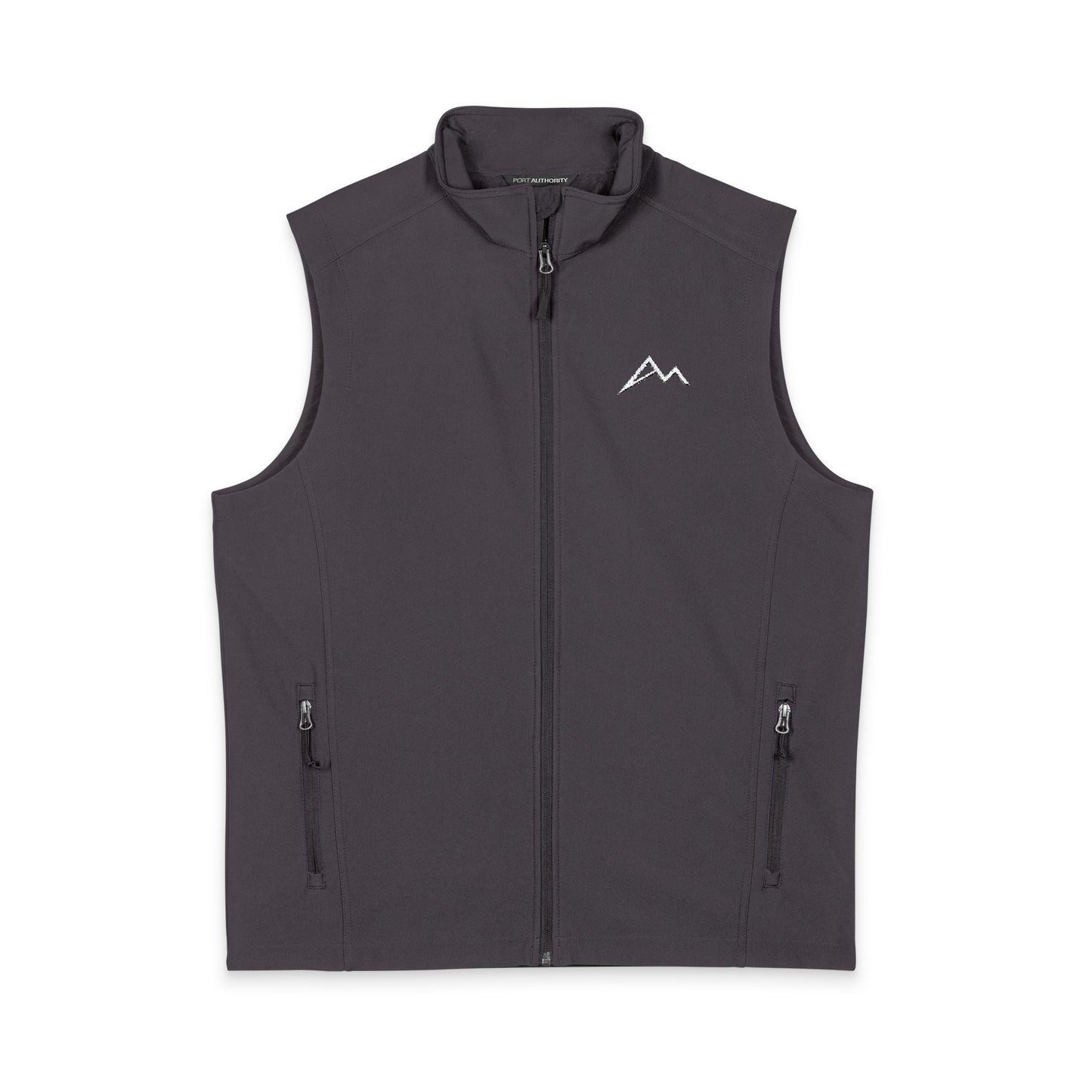 Men's Mountain Logo Soft-Shell Vest
