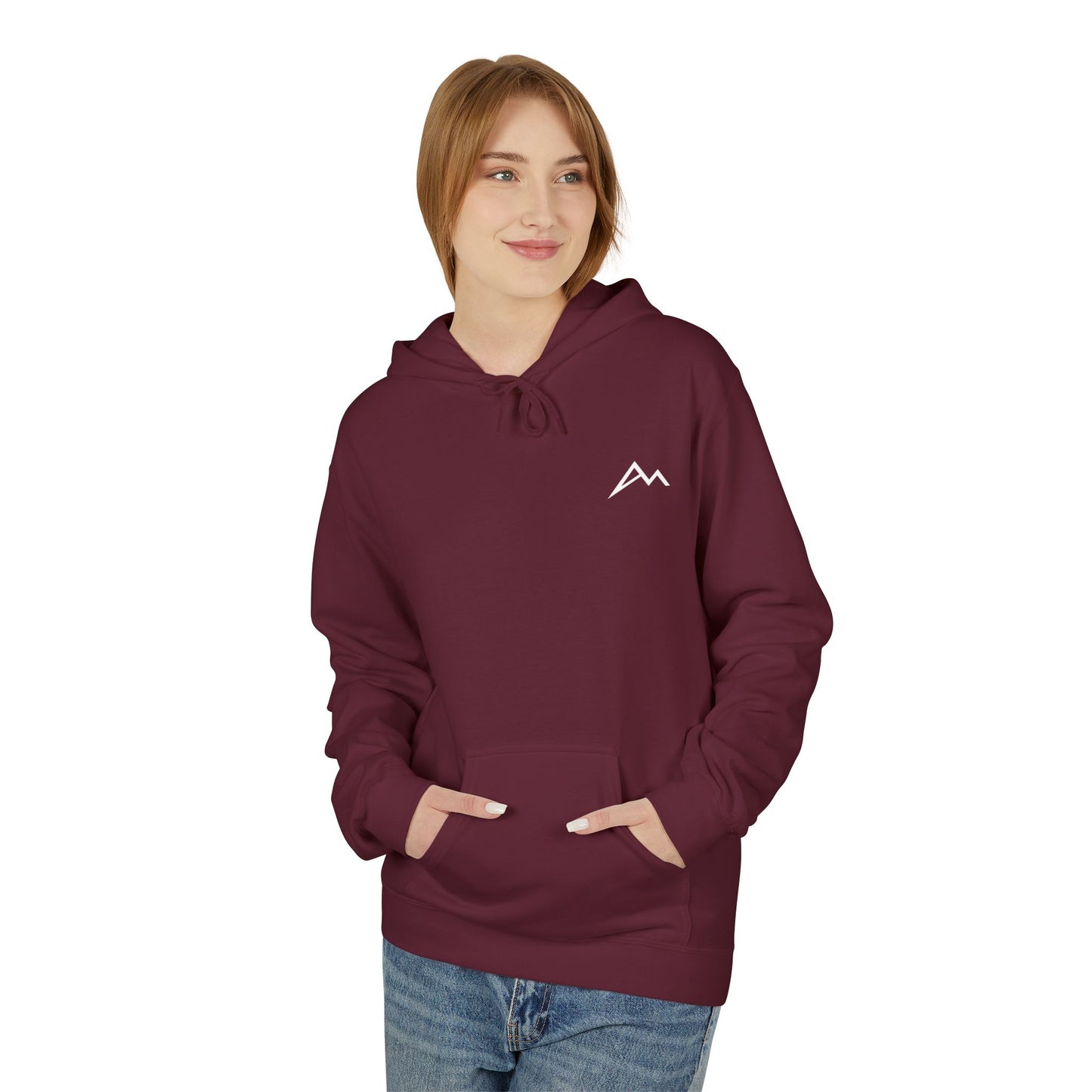 Minimal Mountain Logo Hoodie