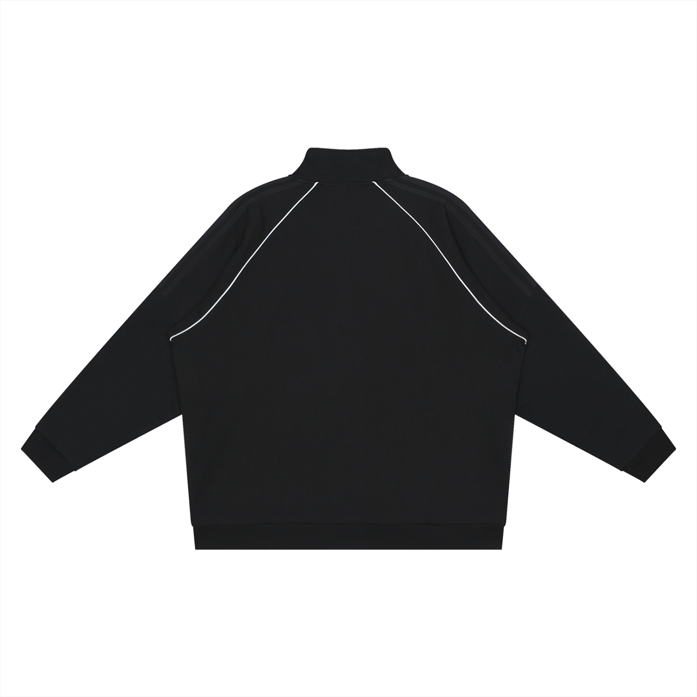 Reflection Striped Raglan Sleeve  Jacket