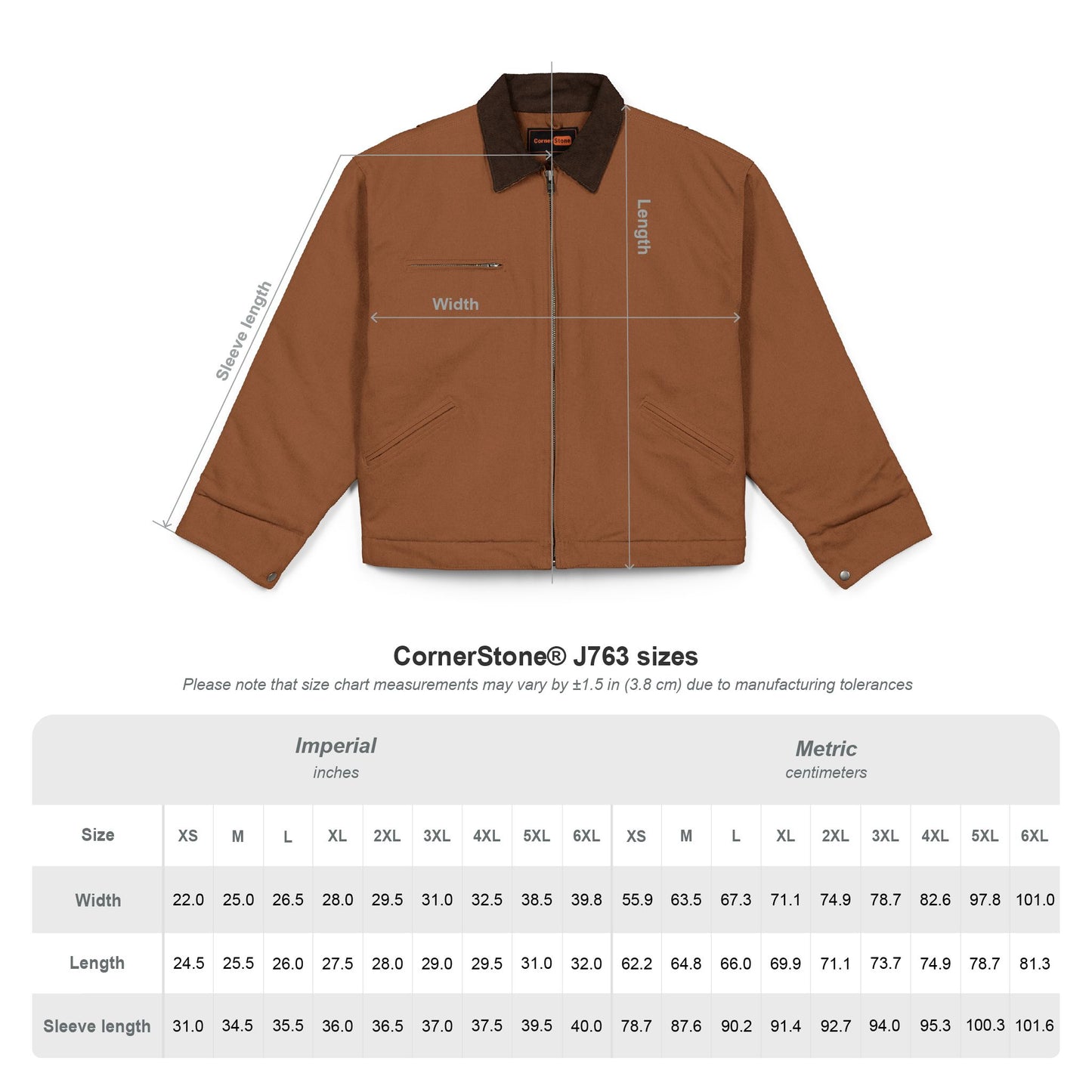 Insulated Duck Cloth Utility Jacket