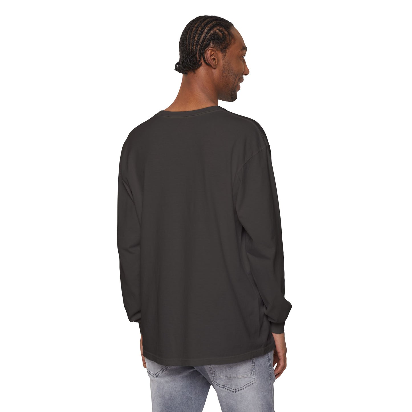 Amerigio Magani Long Sleeve Tee — Minimalist Name Graphic Shirt