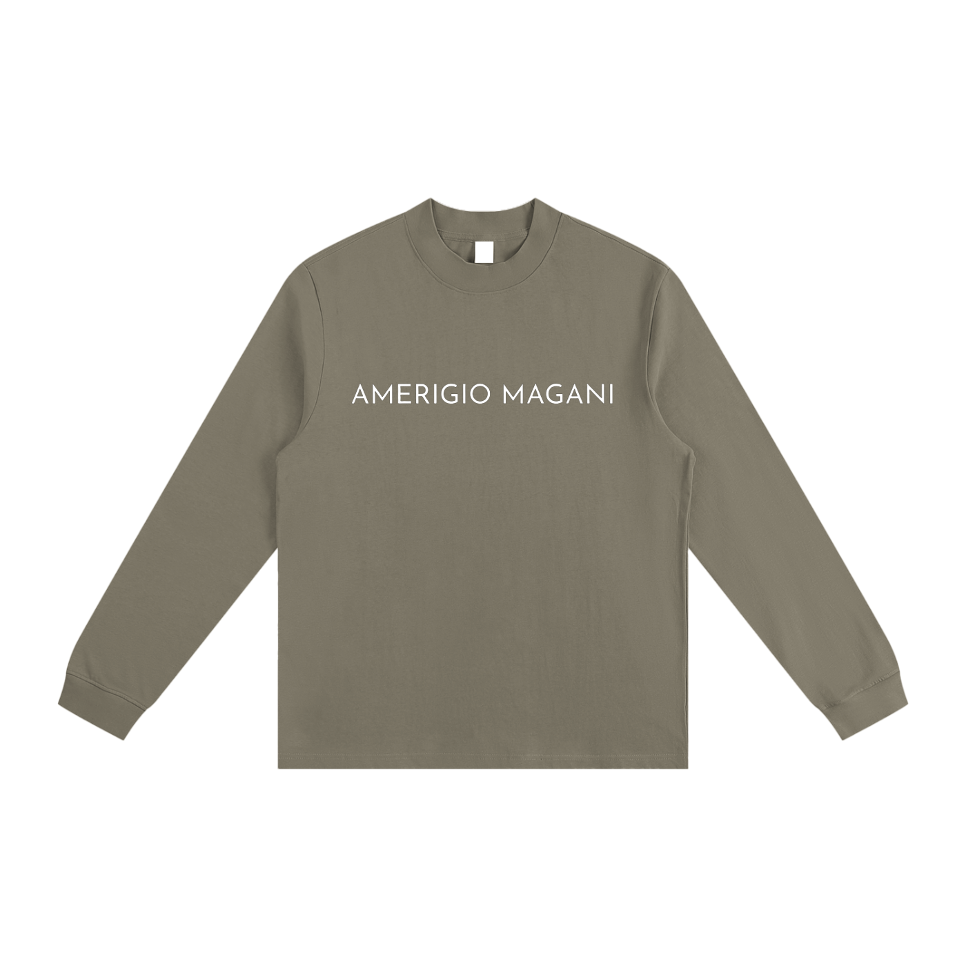 Non-Shrink Mock Neck Sweatshirt