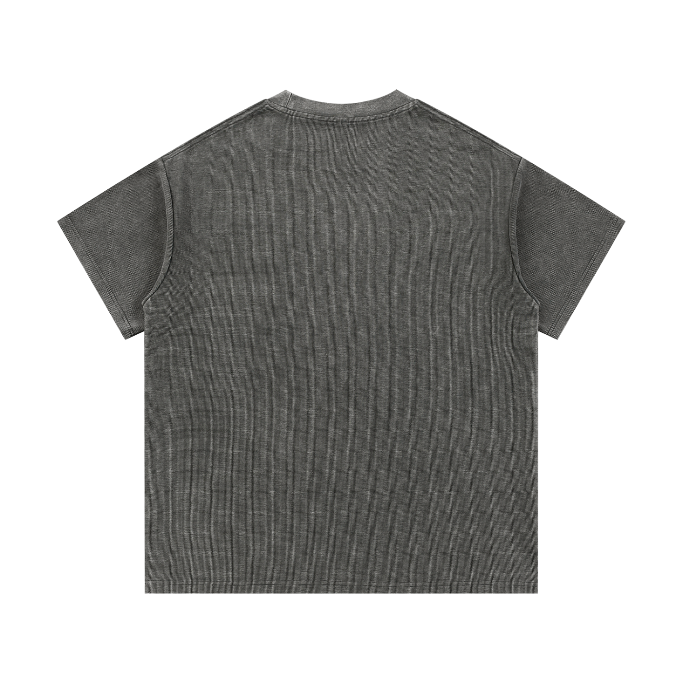 Mineral-Wash-Waffelstrick-T-Shirt