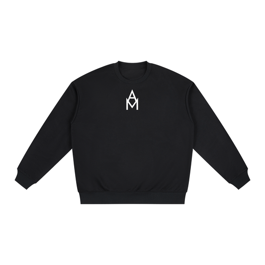 Oversized Drop Shoulder Crewneck Sweatshirt