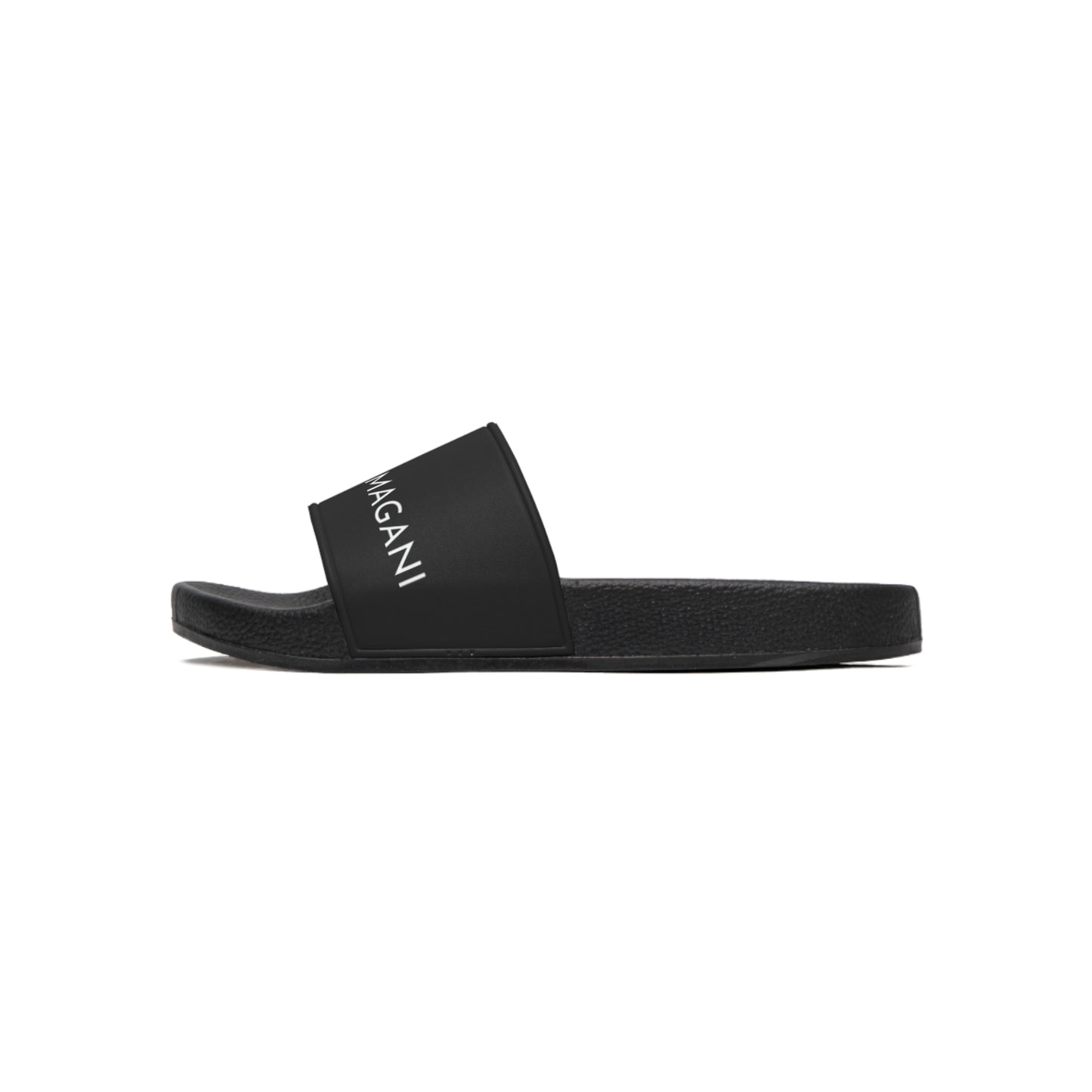 Amerigio Magan Black Slide Sandals — Men's Casual Pool & Beach Slides