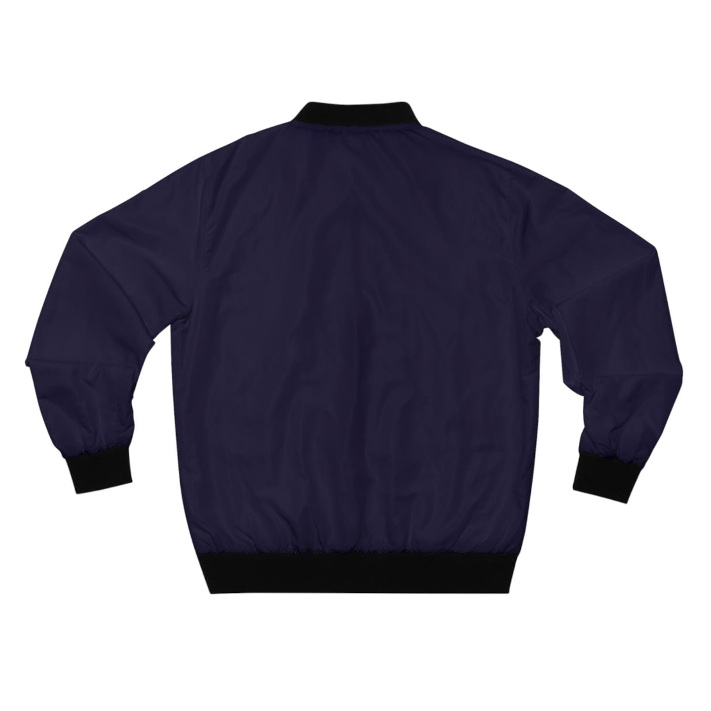Men's Navy Mountain Logo Bomber Jacket
