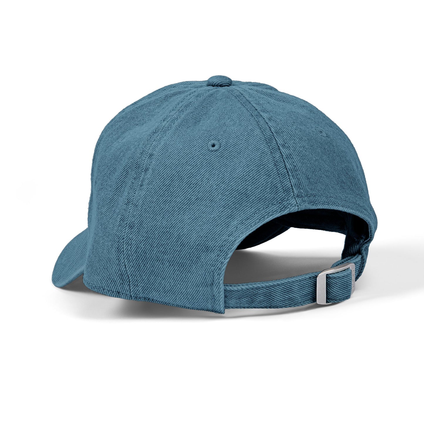 Embroidered Mountain Logo Denim Hat