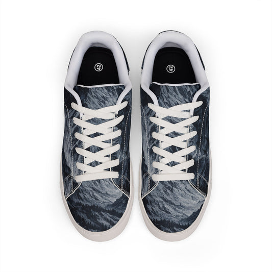 Men's Low-Top Leather Sneakers