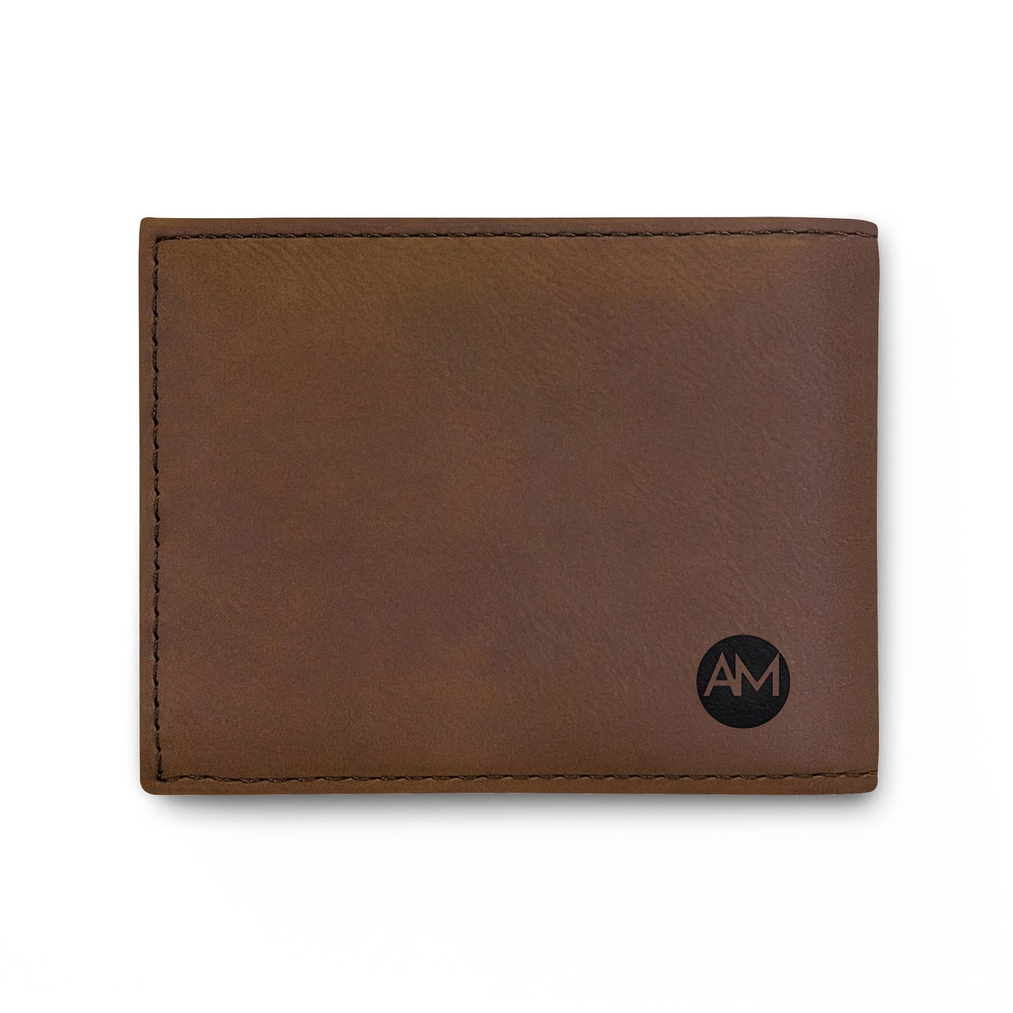 Classic Bi-Fold Wallet with Flip — Slim Leather Card & Cash Holder AM