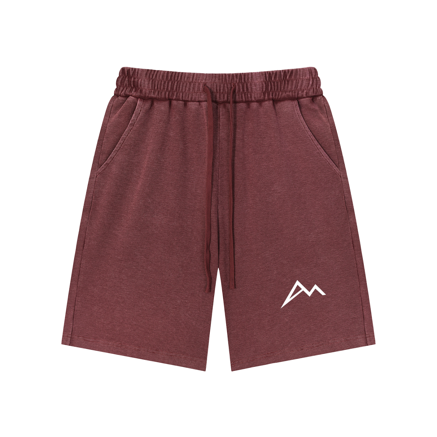 Mineral Wash Waffle Knit Shorts