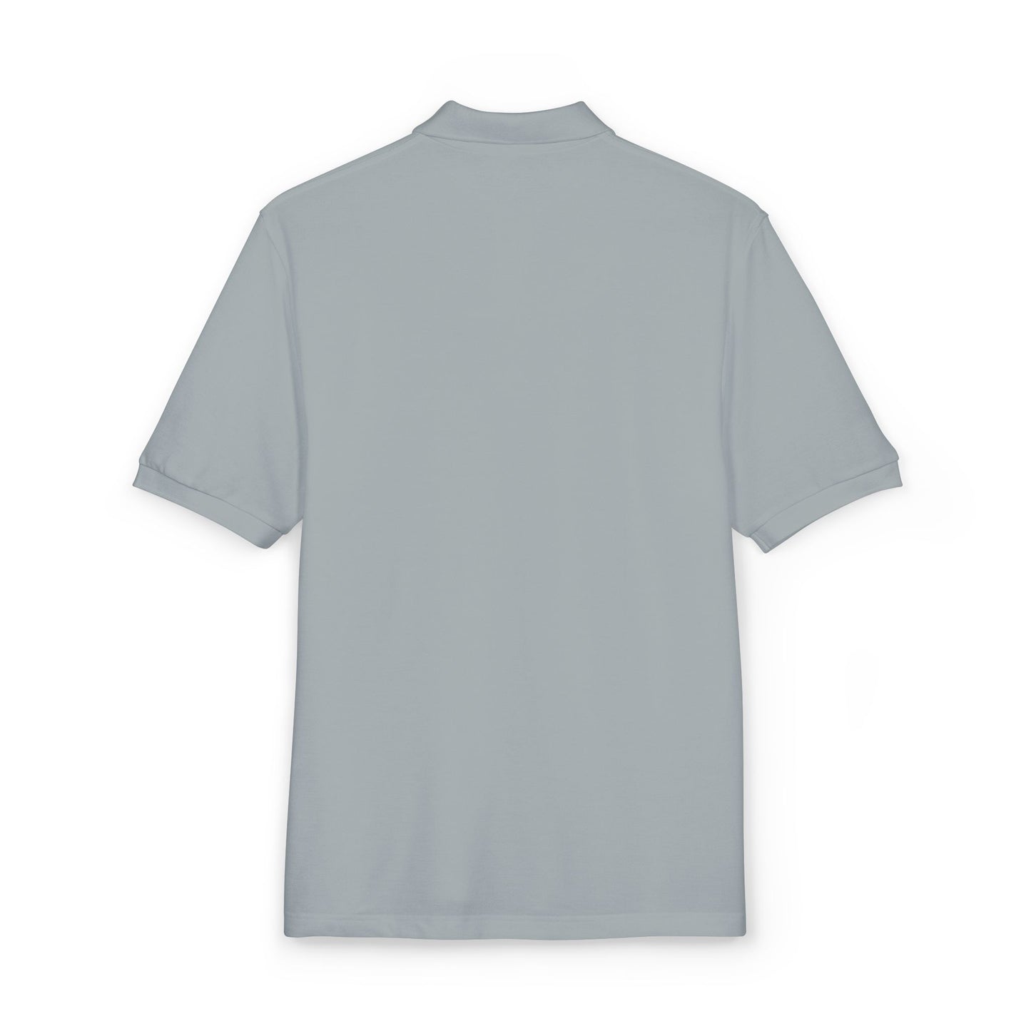 Embroidered Minimalist Mountain Polo Shirt