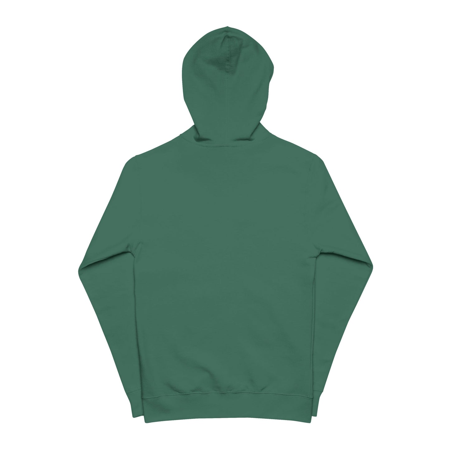 Mountain Logo Zip-Up Hoodie — Minimal Outdoor Fleece Jacket