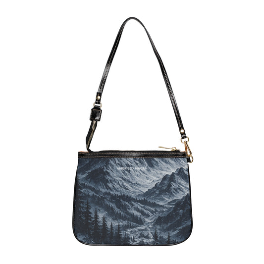 Mountain Landscape Shoulder Bag — Small Scenic Shoulder Bag