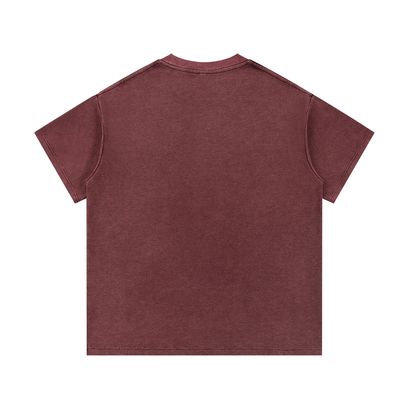 Mineral-Wash-Waffelstrick-T-Shirt