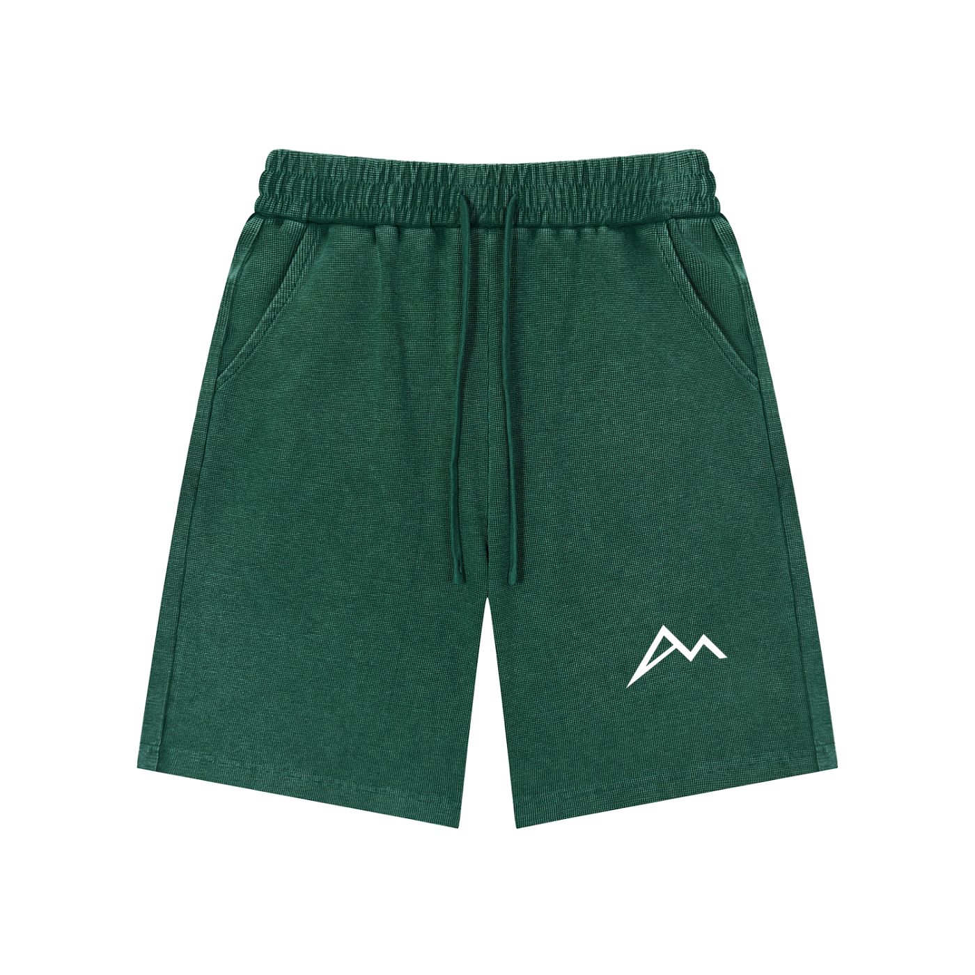 Mineral Wash Waffle Knit Shorts