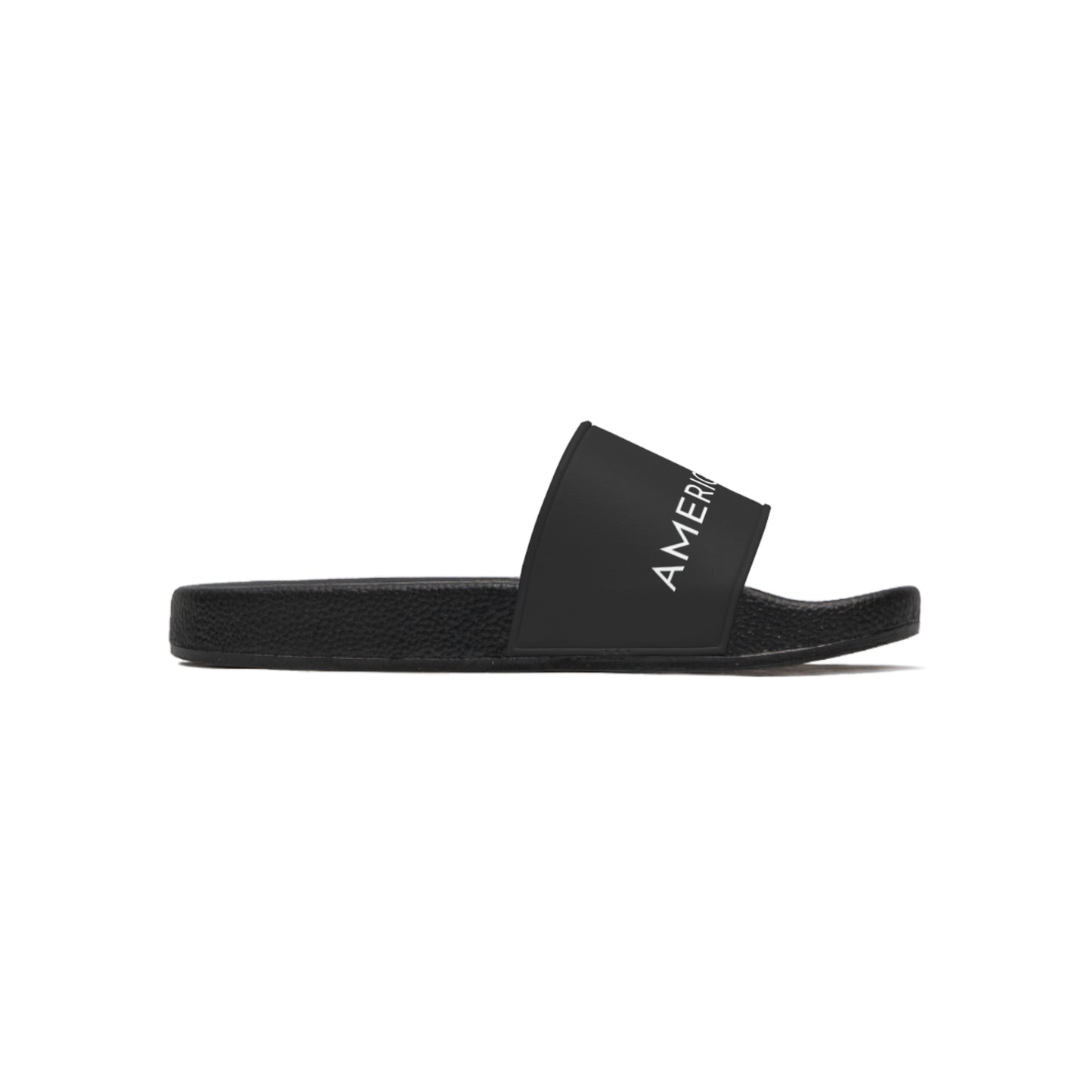 Amerigio Magan Black Slide Sandals — Men's Casual Pool & Beach Slides